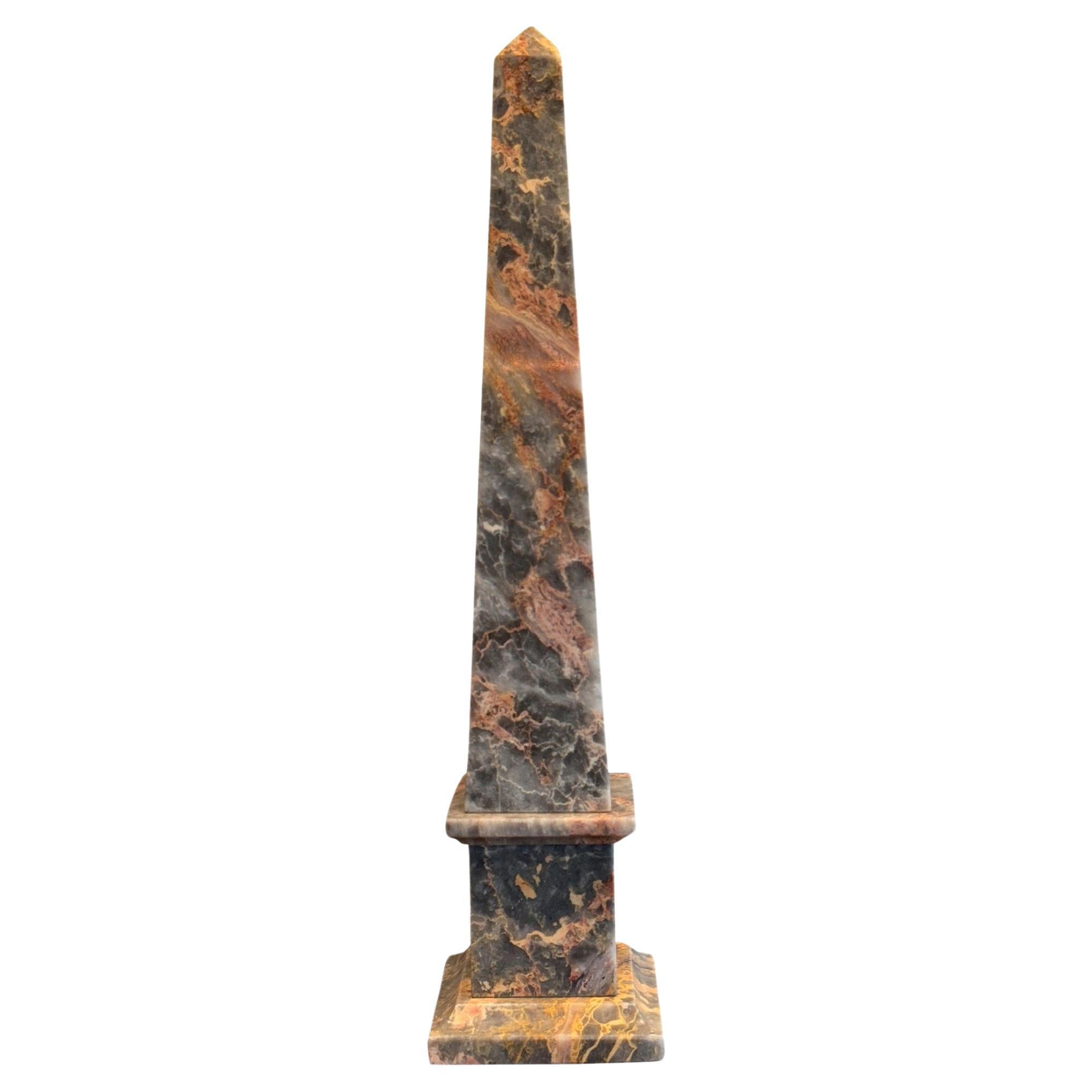 1920s Marble Obelisk For Sale