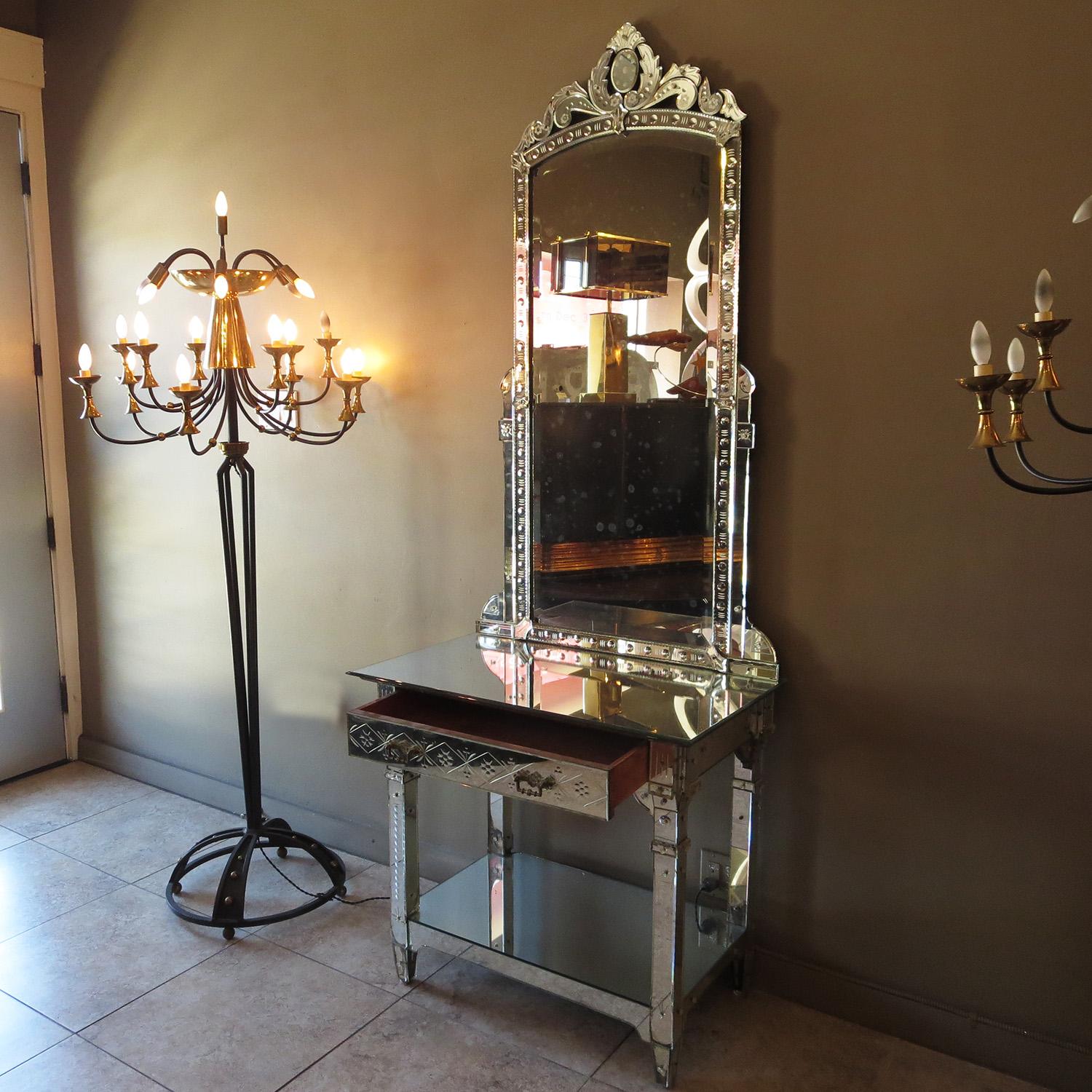 1920s Mirrored Vanity from the Bette Davis Hollywood Estate For Sale 6