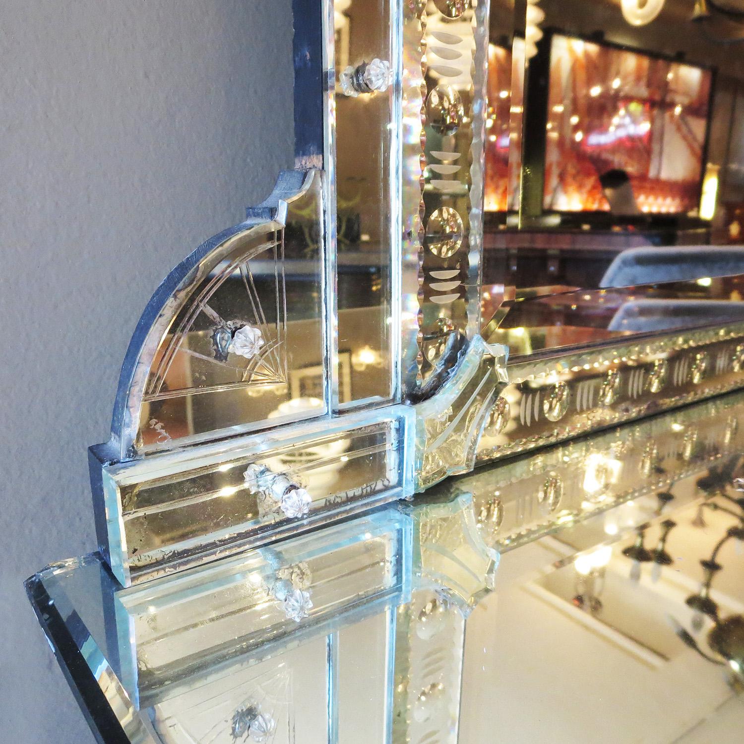 Mid-20th Century 1920s Mirrored Vanity from the Bette Davis Hollywood Estate For Sale