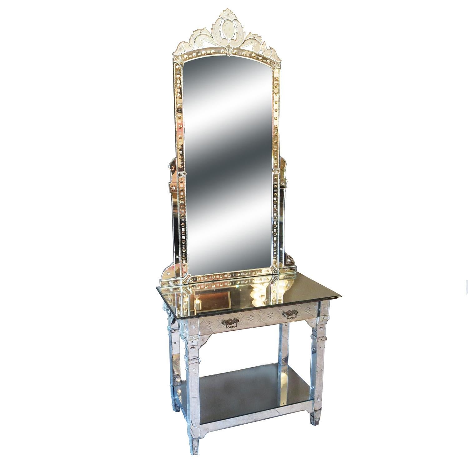 1920s Mirrored Vanity from the Bette Davis Hollywood Estate For Sale