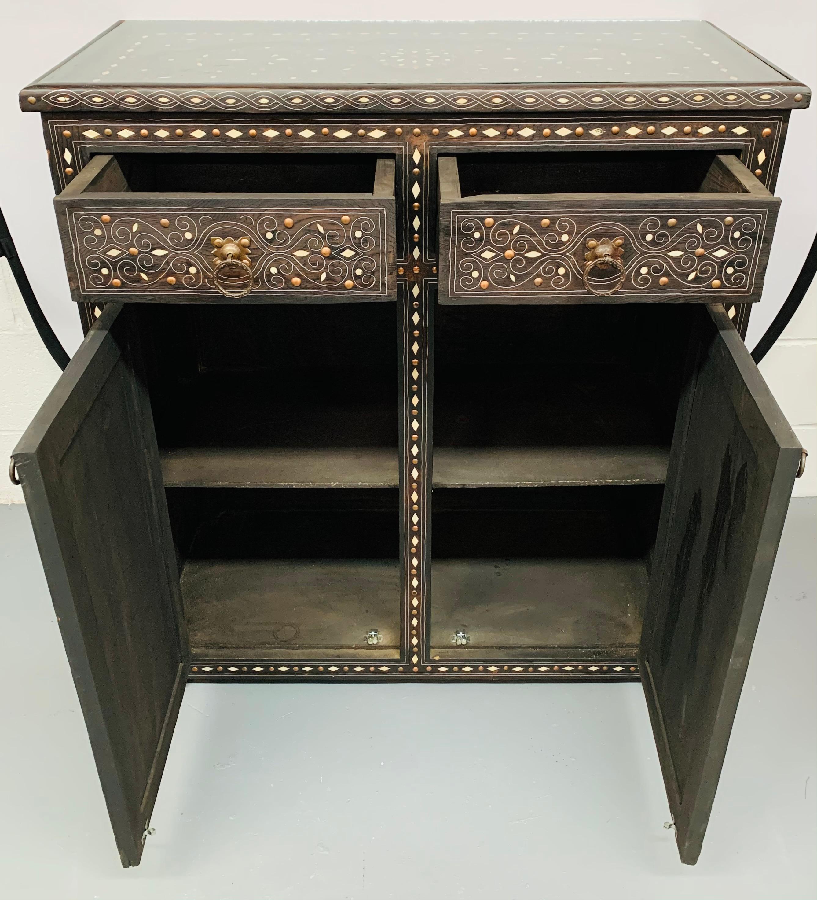 1920s Moroccan Commode, Chest, Cabinet or Sideboard with Arch Design 3