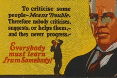 1920s "MOTIVATIONAL" Cards for the Workplace
