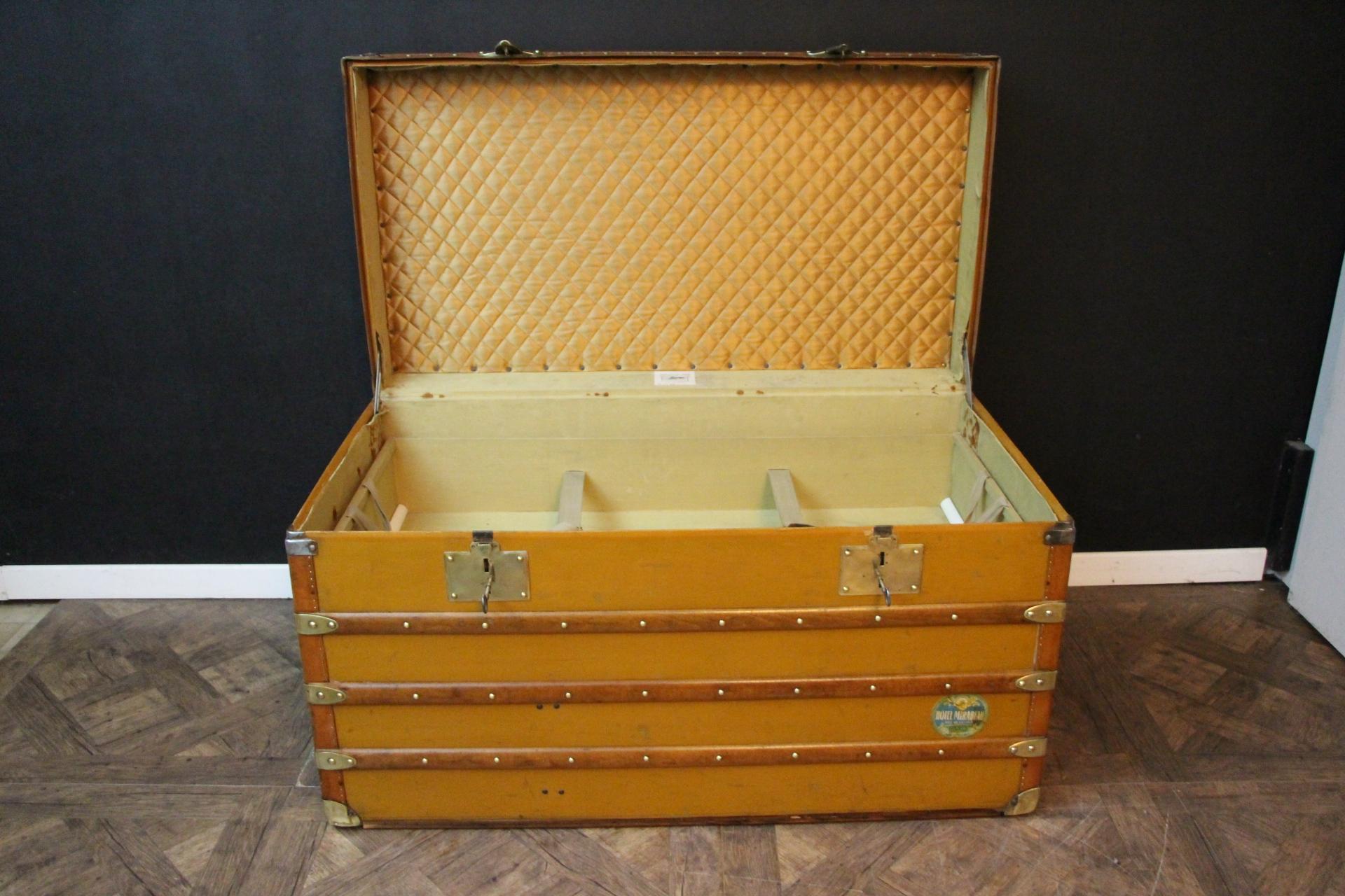 1920's Moynat Steamer Trunk, Moynat Trunk 8