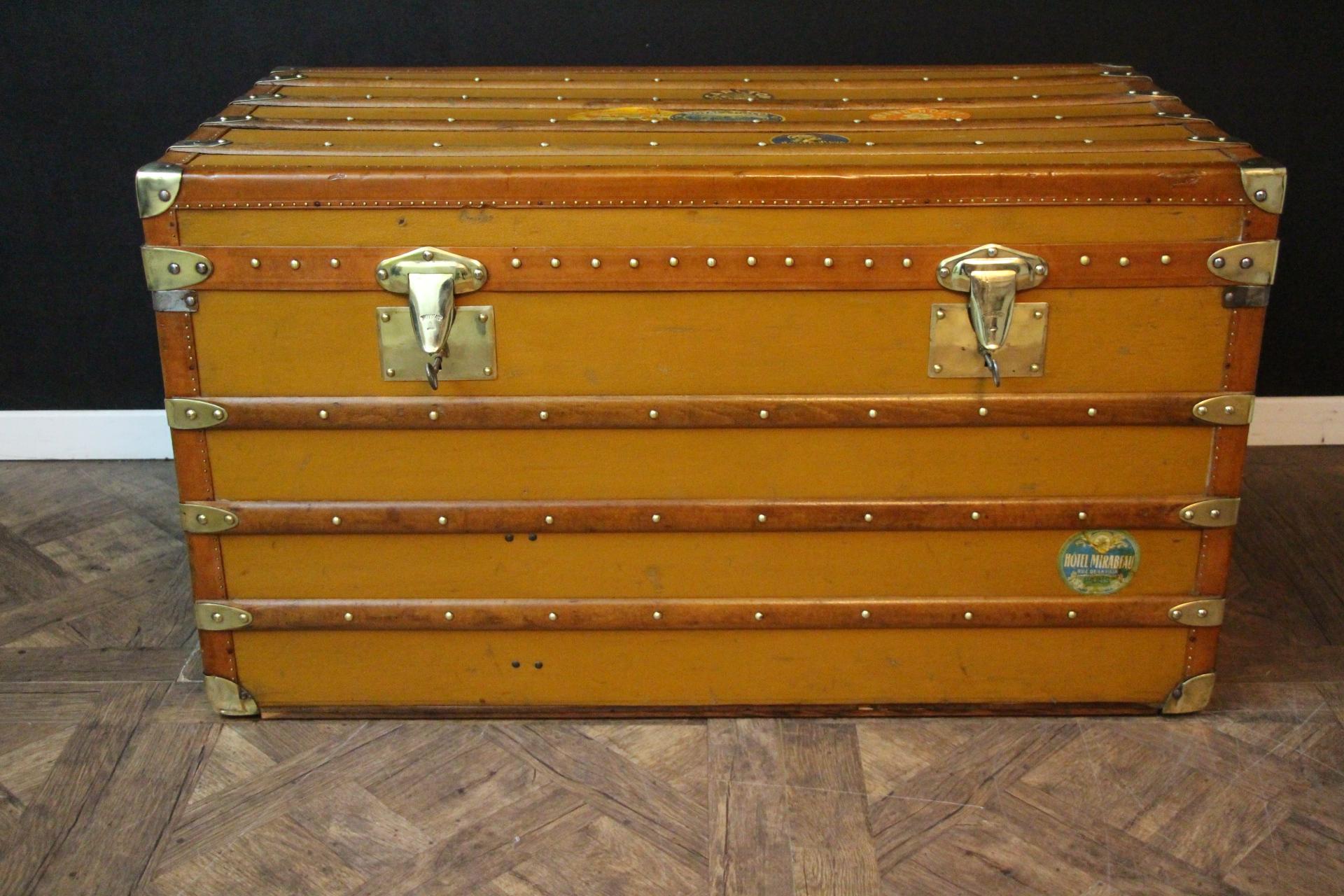 1920's Moynat Steamer Trunk, Moynat Trunk 1