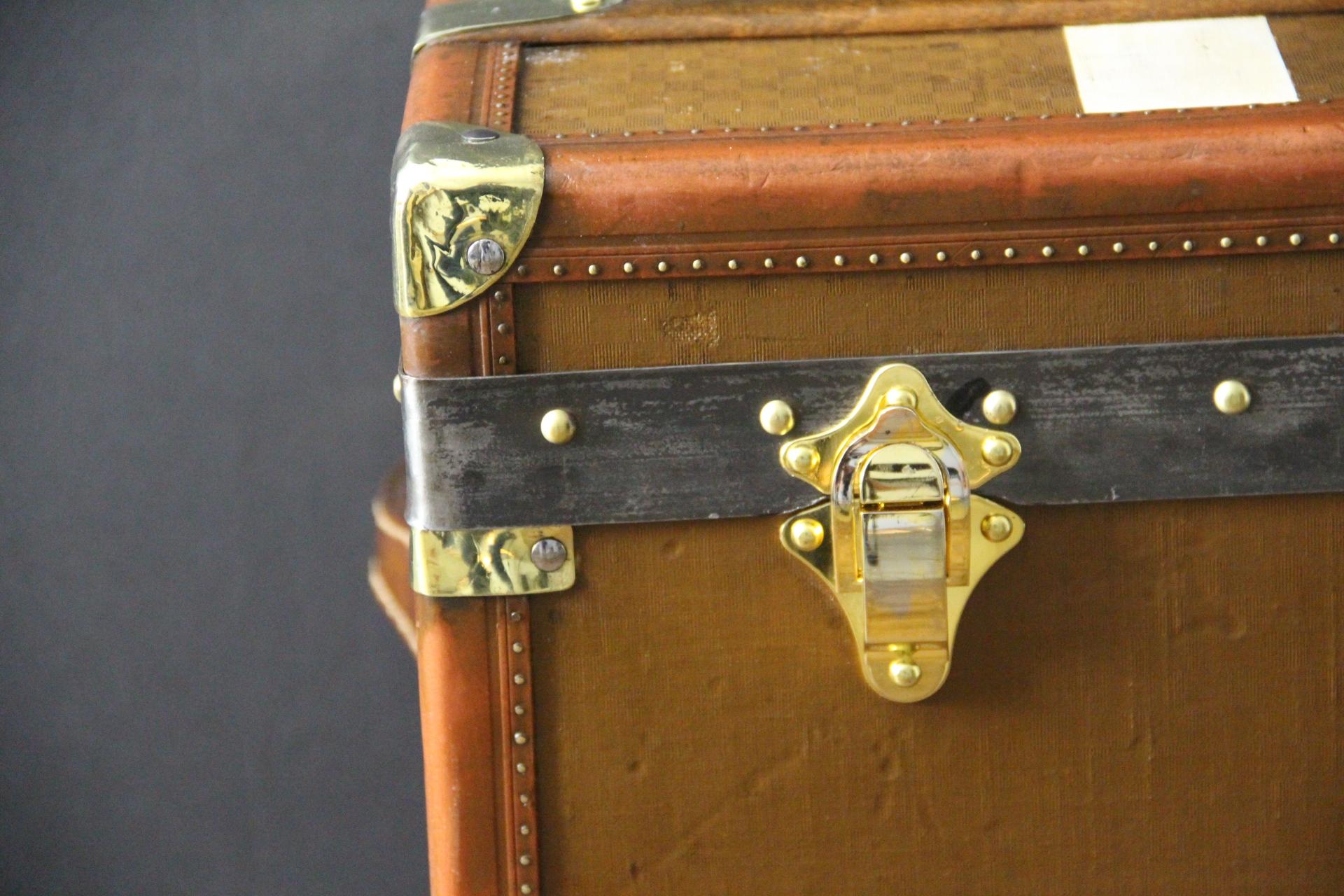 Francese Baule Moynat degli anni '20, baule a vapore Moynat da 70 cm, baule per cappelli Moynat in vendita