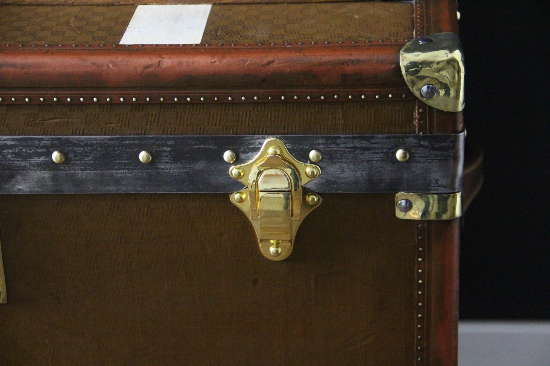 XX secolo Baule Moynat degli anni '20, baule a vapore Moynat da 70 cm, baule per cappelli Moynat in vendita