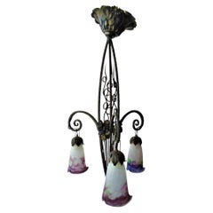 Antique 1920’s Muller Freres Chandelier