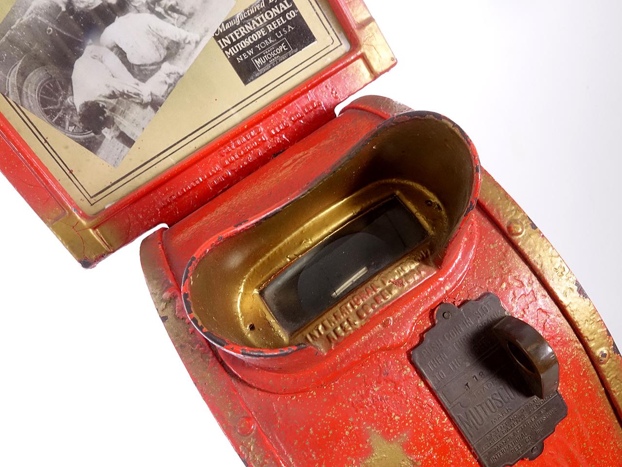 American 1920s Mutoscope Coin-Op Movie Viewer