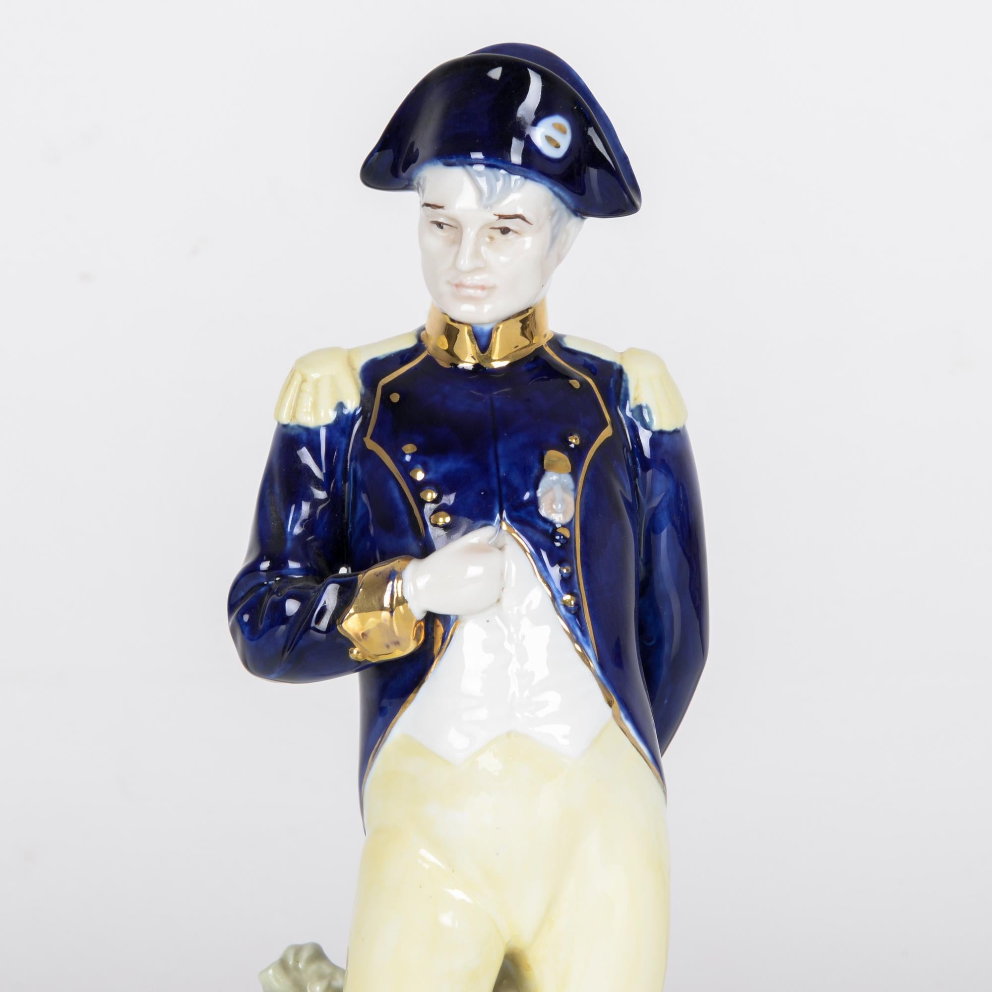 French 1920s Napoleon Ceramic Figurine