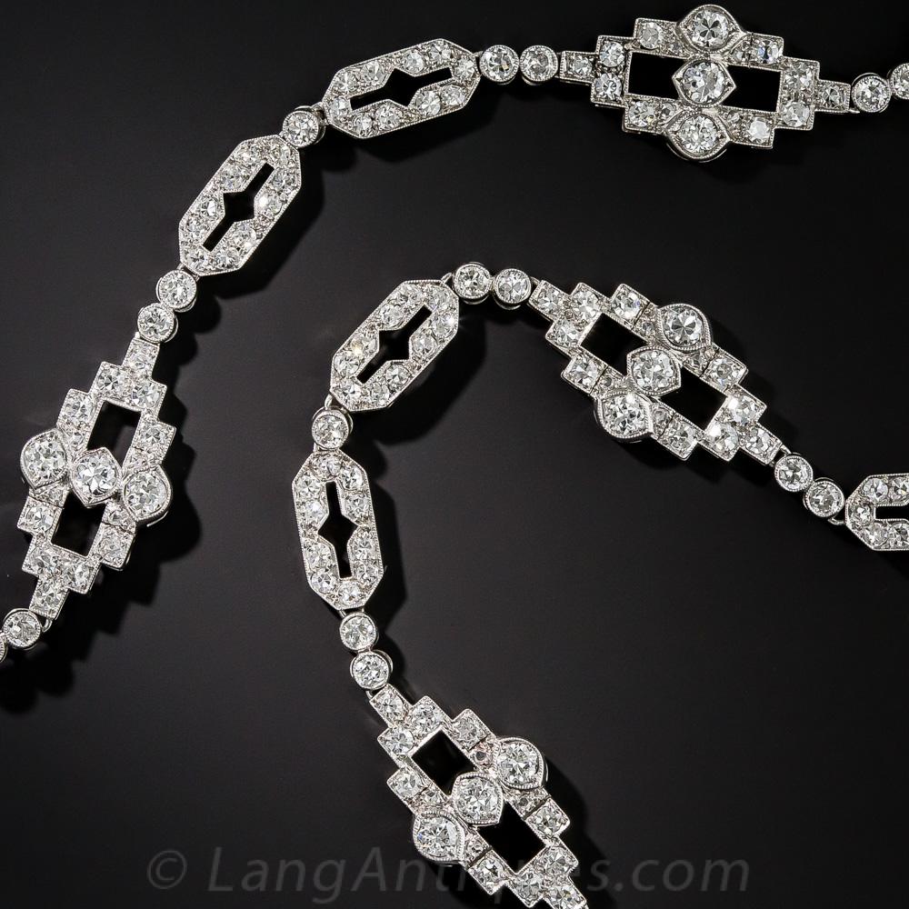 1920s diamond necklace