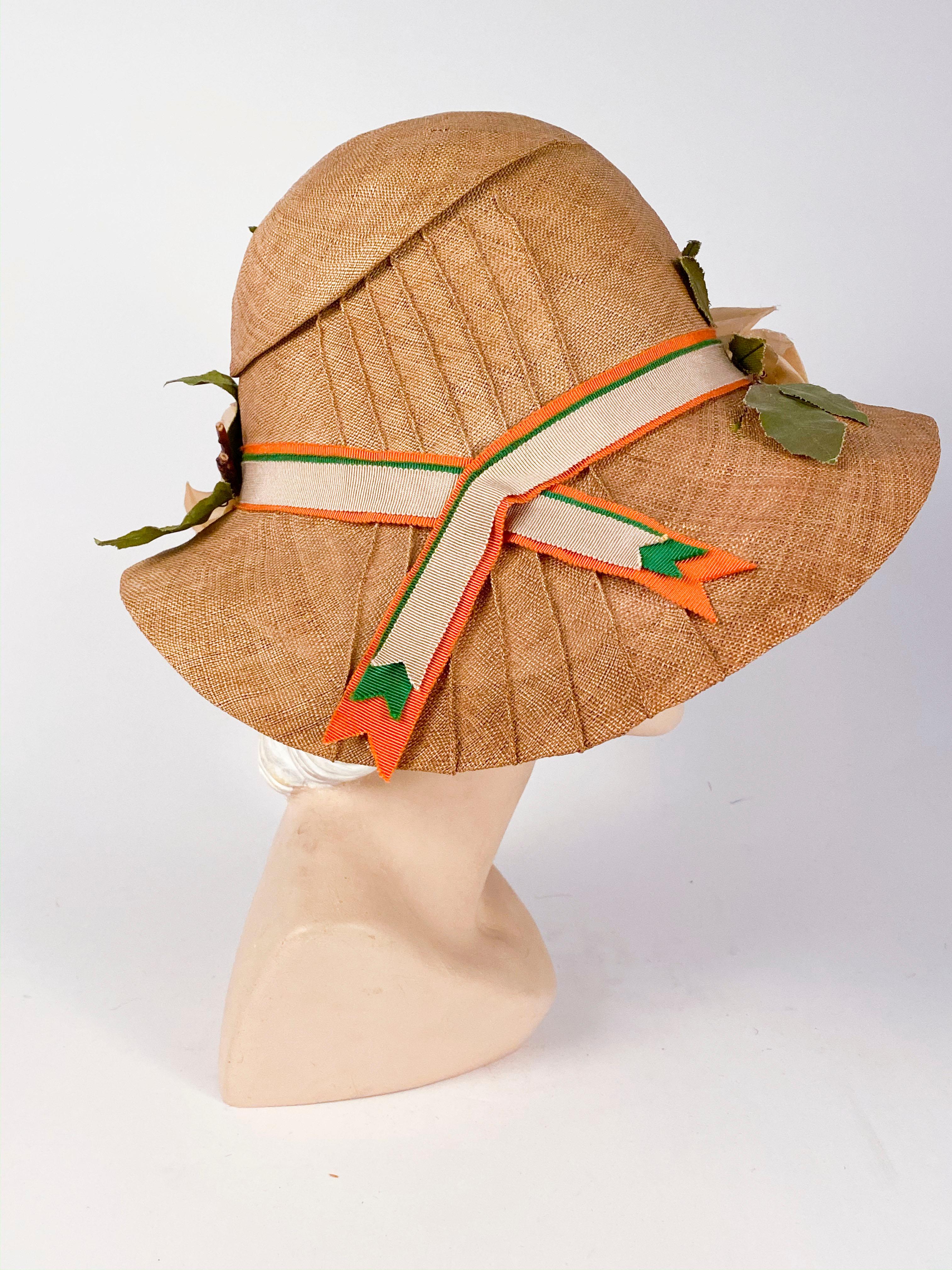 straw hat 1920s