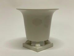 1920s Neoclassical Revival Trenton Potteries Footed Vase