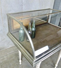 1920s Nickel-Plated Countertop Display Case by Dominion Showcase