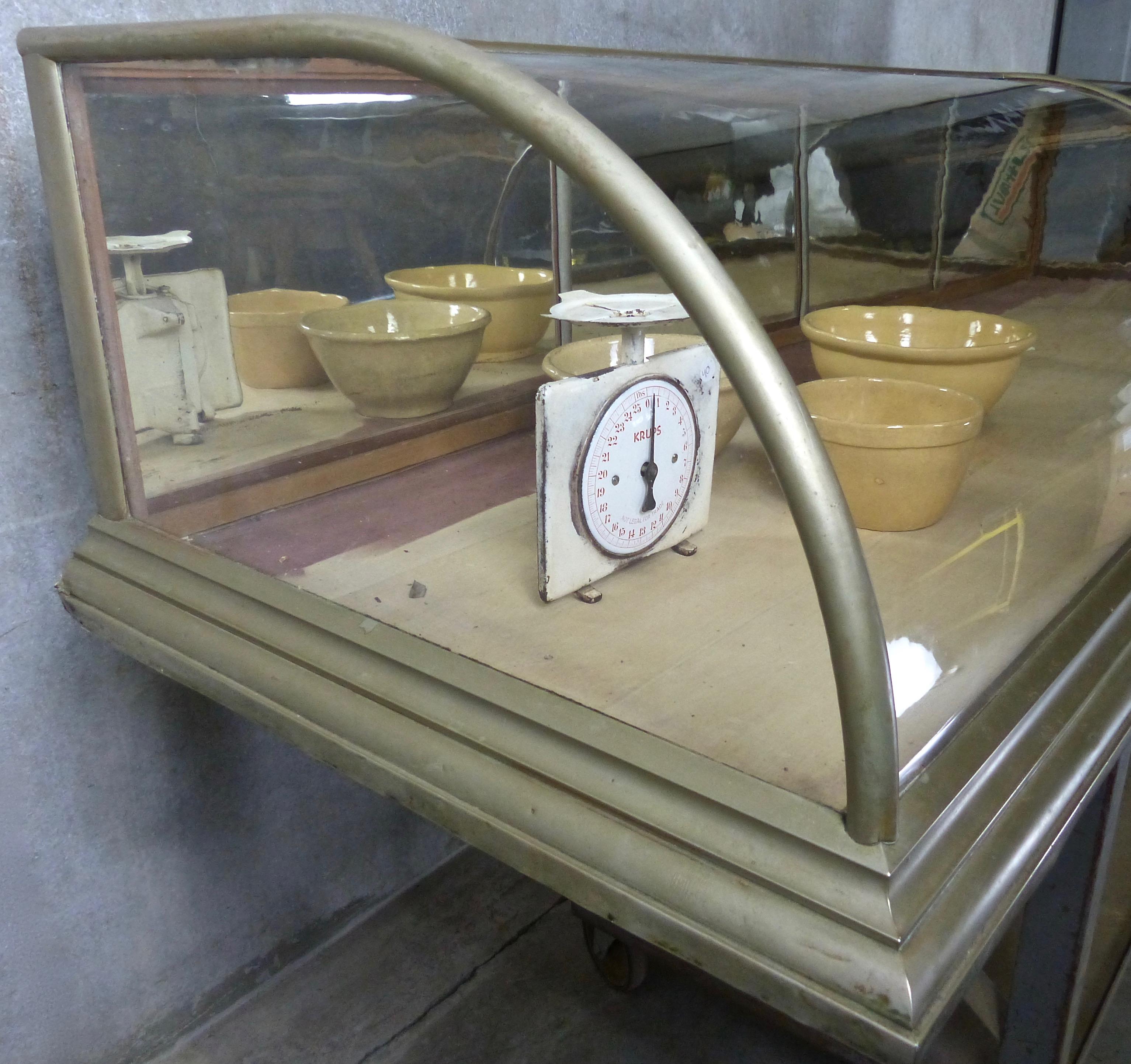 antique countertop display case