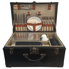 Baule con set da picnic in stile anni '20