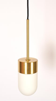 Colgante Ruben de cristal opal de los años 70