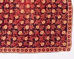 1920S Organic Cotton Antique Vegetable Dyed Scarf
