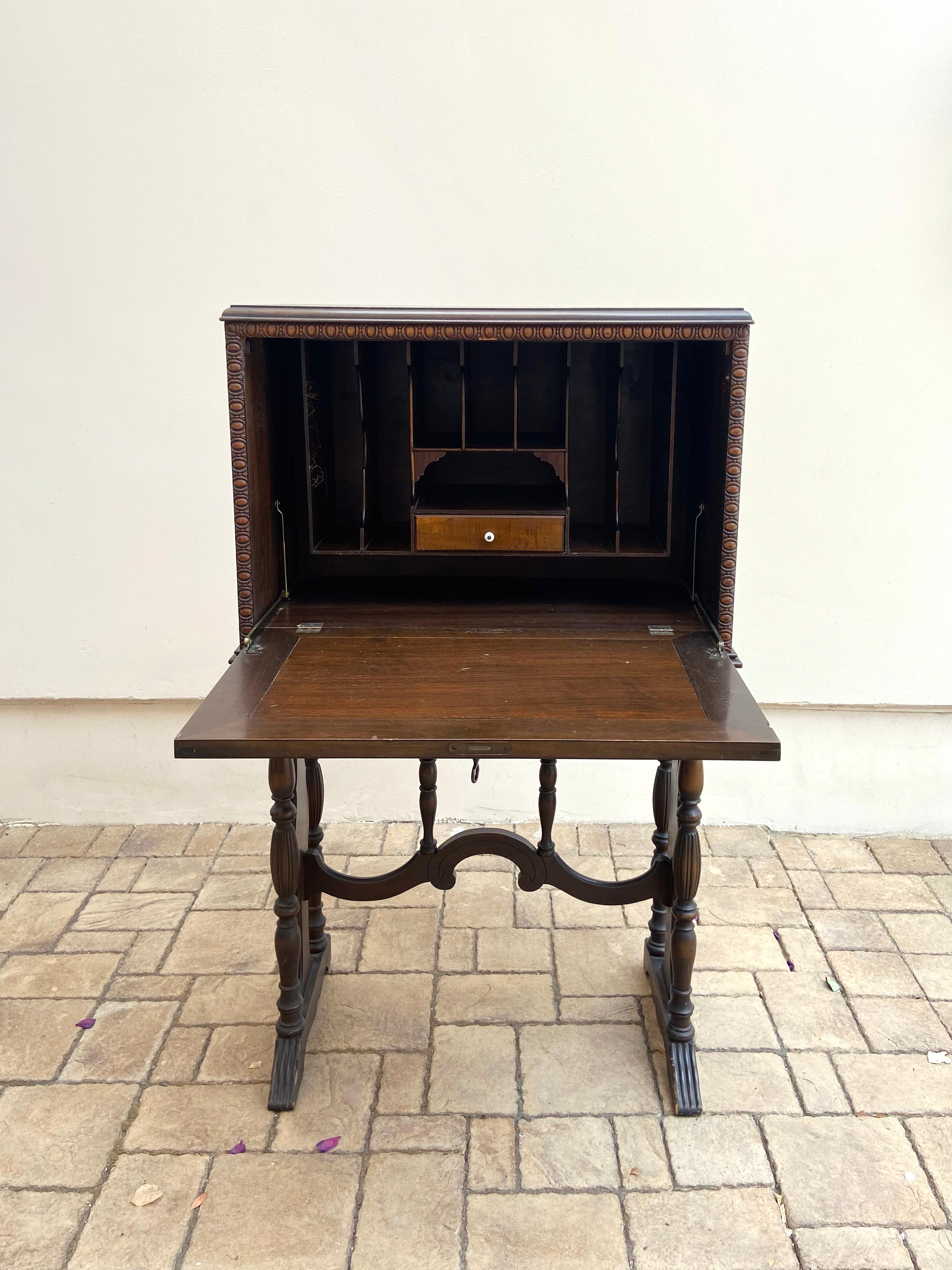 Early 20th Century 1920s Chinoiserie Writing Desk by Rockford Furniture For Sale