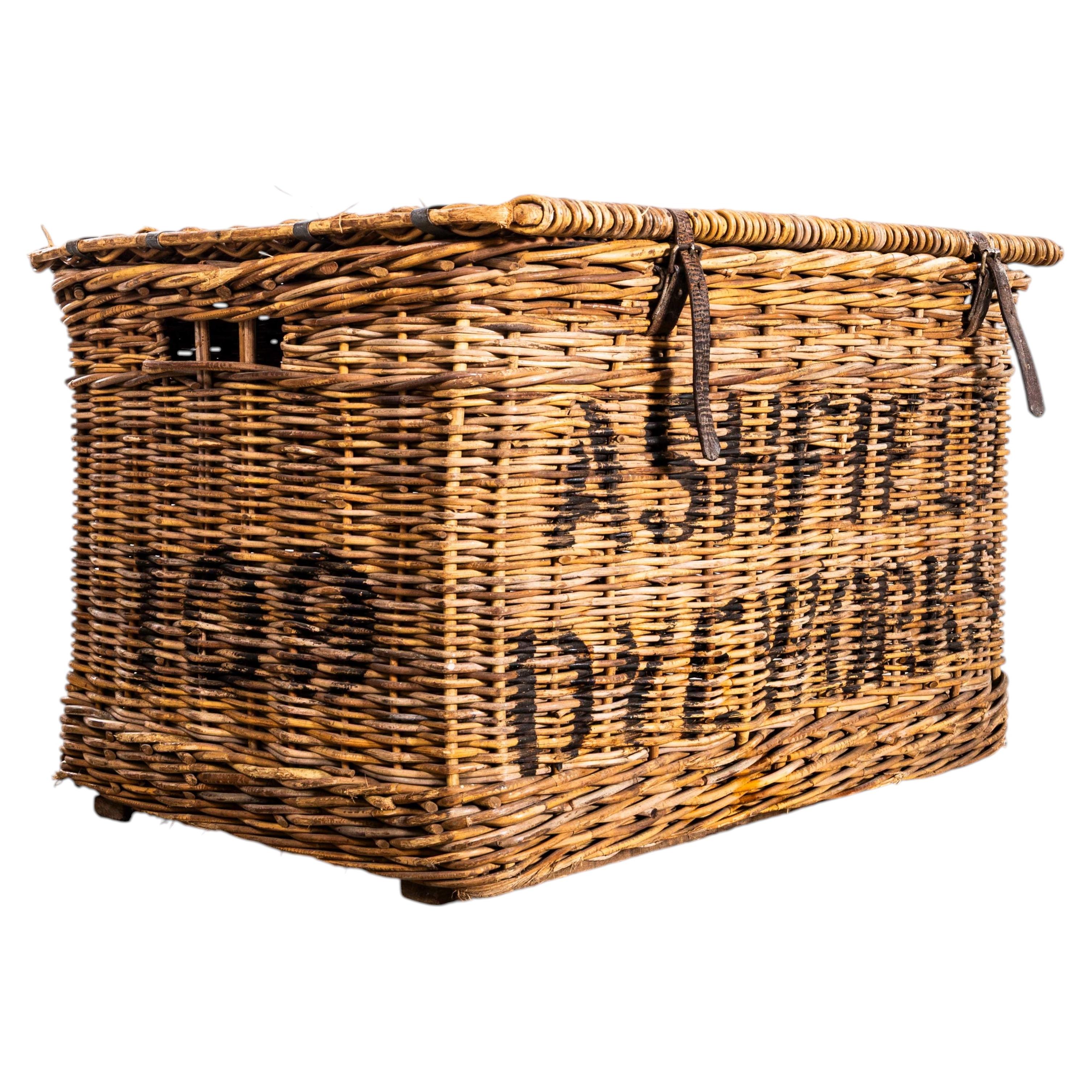 1920’s Original English Wicker Baskets