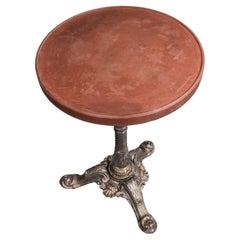 1920's Original French Cast Bistro Table - Pierre Ouvrier