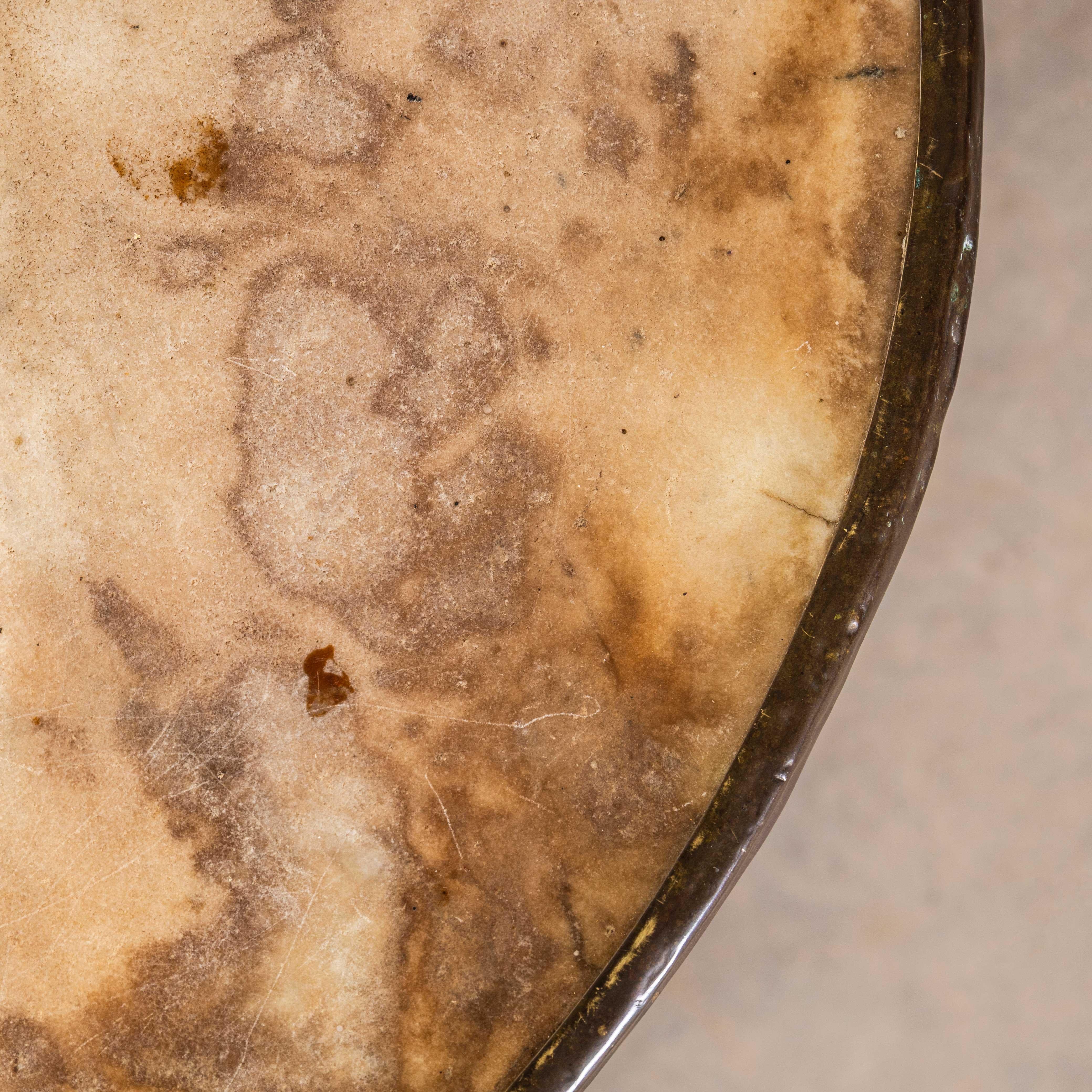 Début du 20ème siècle Table de bistrot en fonte d'origine française des années 1920 en vente