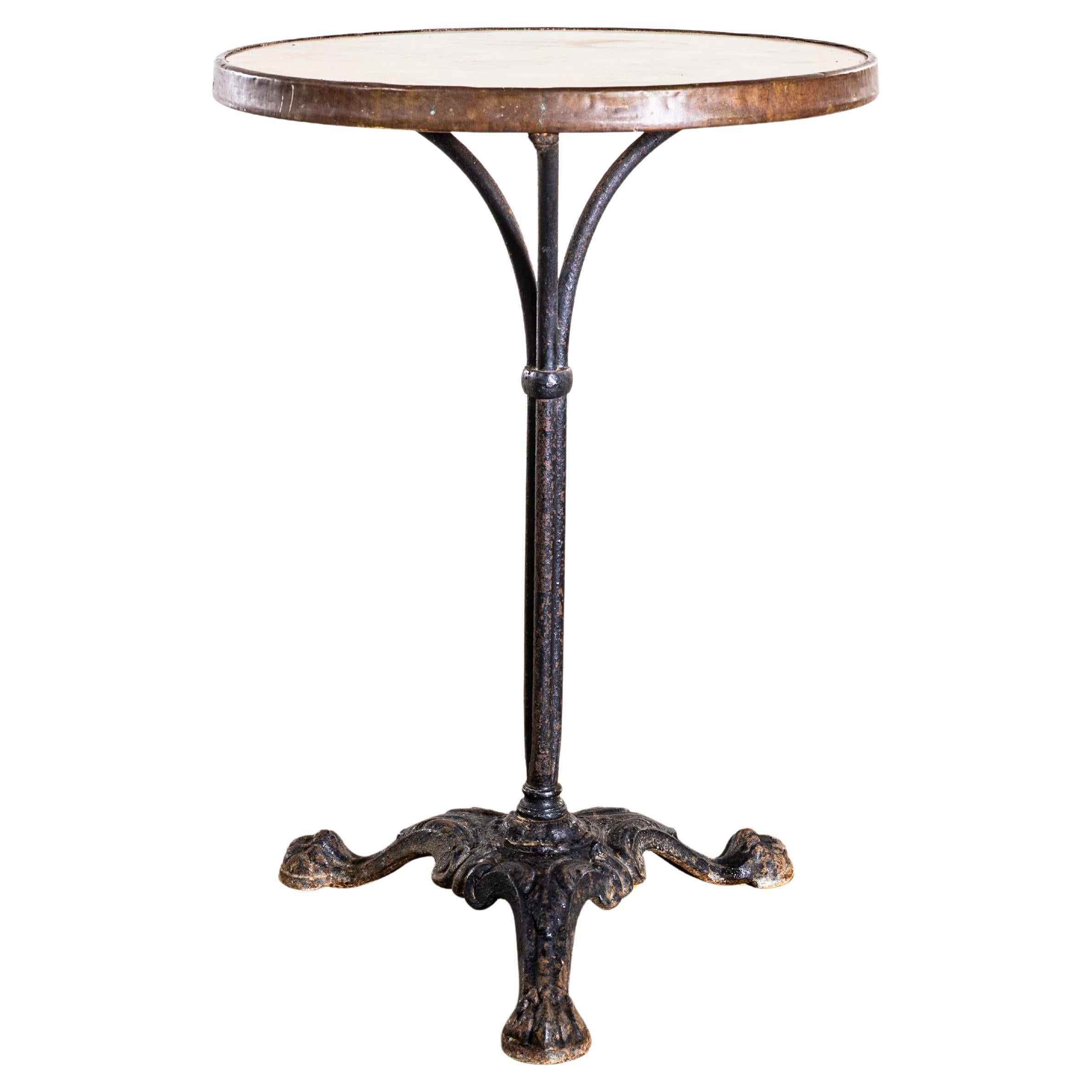 Table de bistrot en fonte d
origine française des années 1920