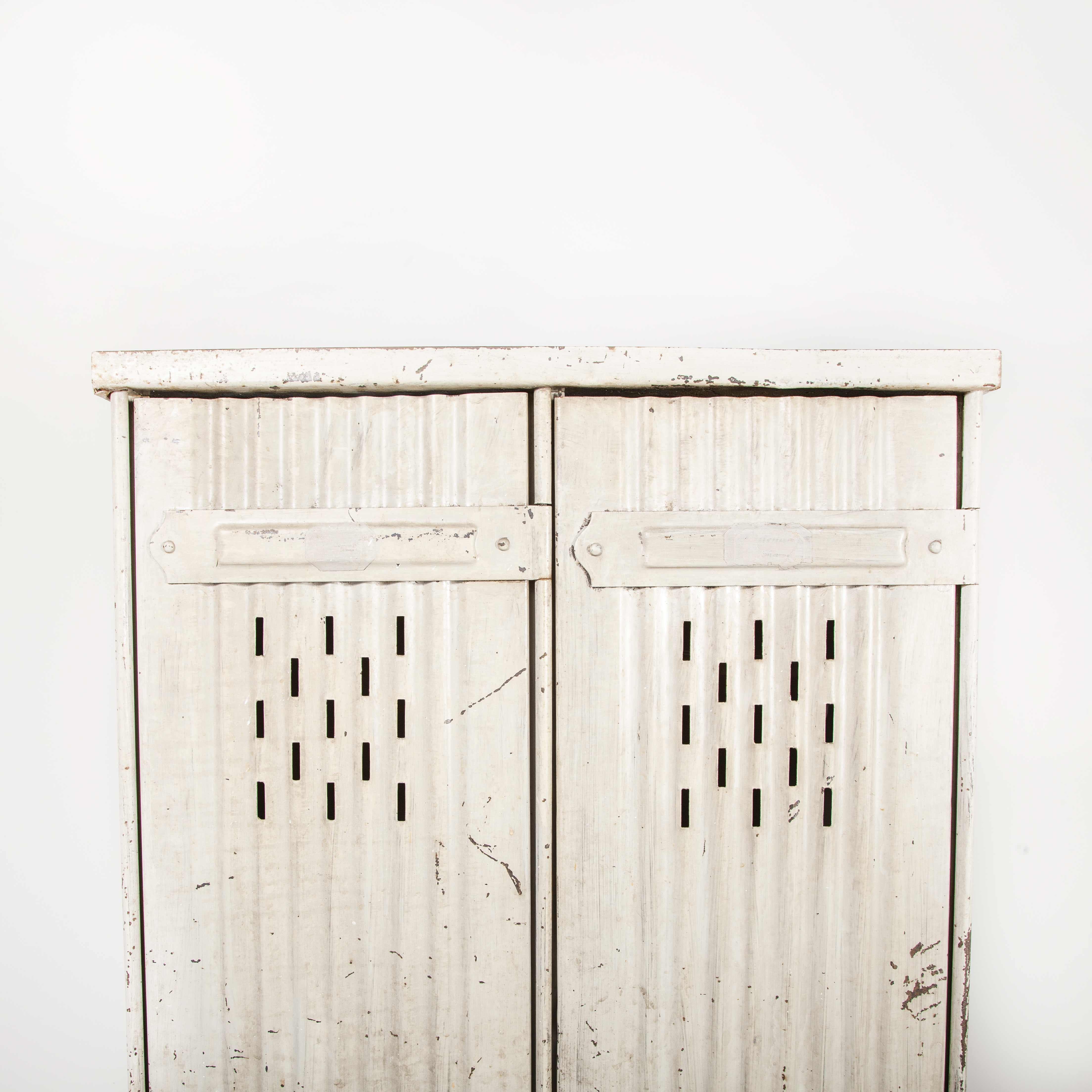 1920s Original Two-Door Forge De Strasbourg Locker 6