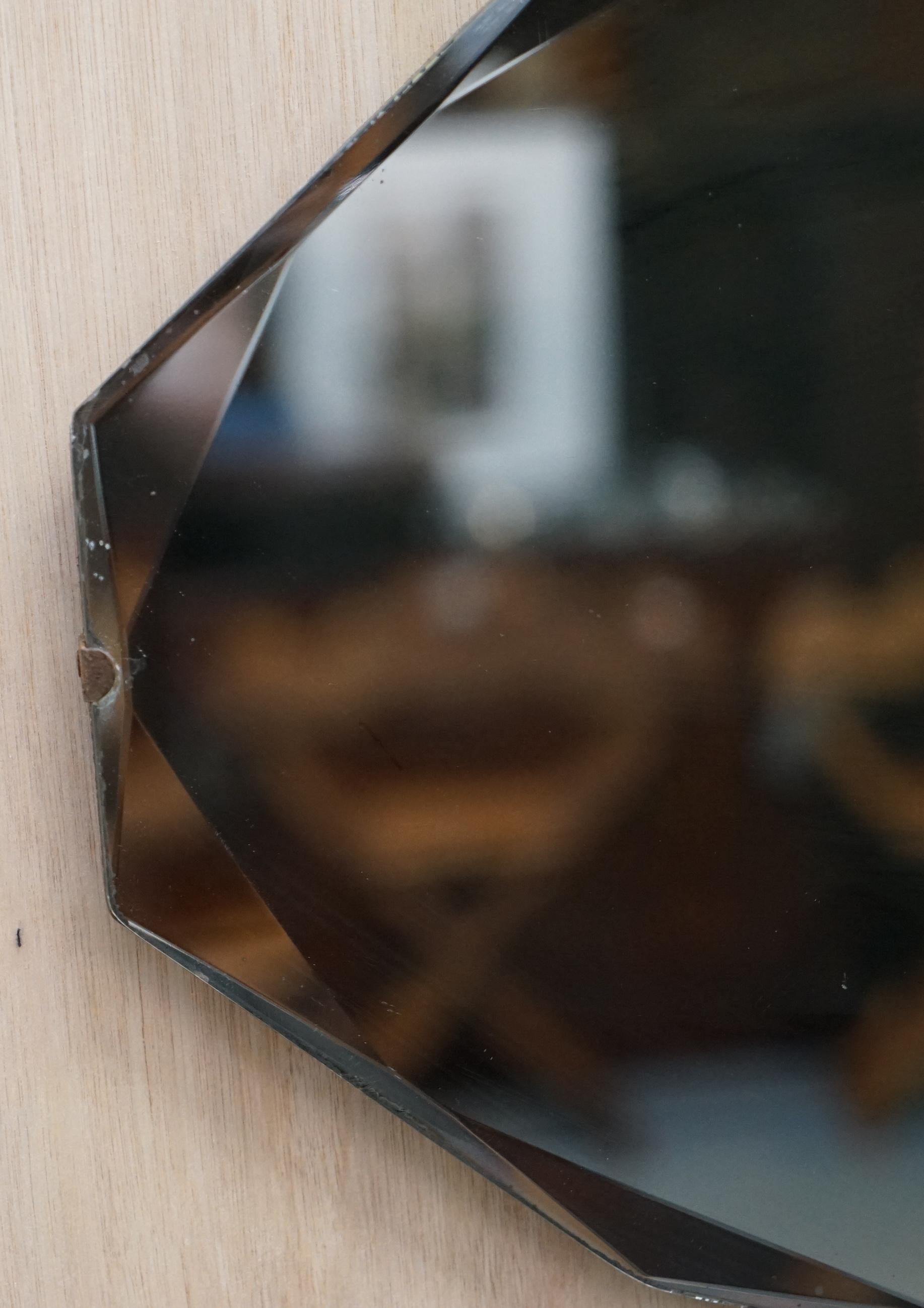 beveled edge oval mirror