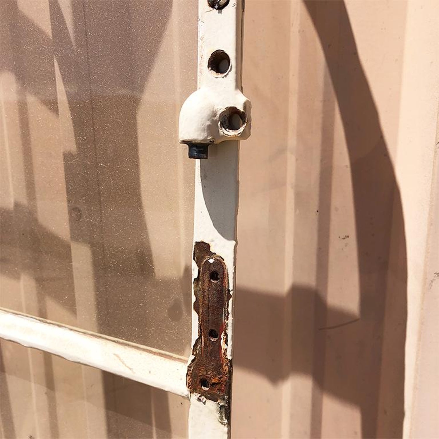 1920s Painted Steel Patio Door Or Window 20 Pane Window Or Door