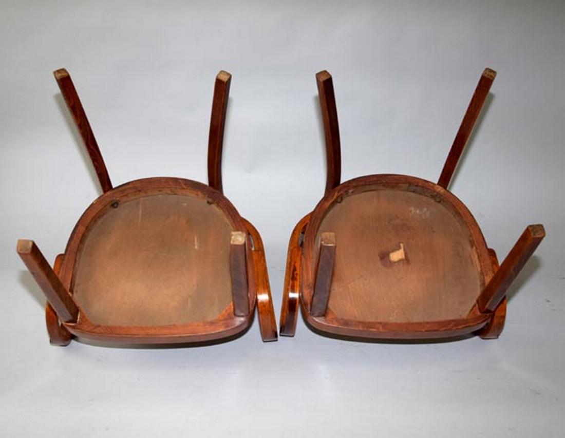 1920s Pair of Bentwood Armchairs by Bernkop, Czechoslovakia 2
