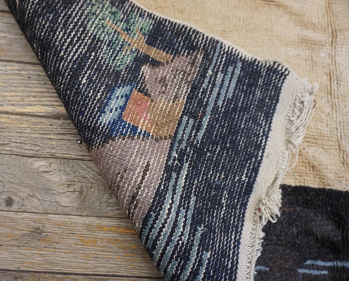 1920s Pair of Chinese Art Deco Carpets 6'x 8' 6