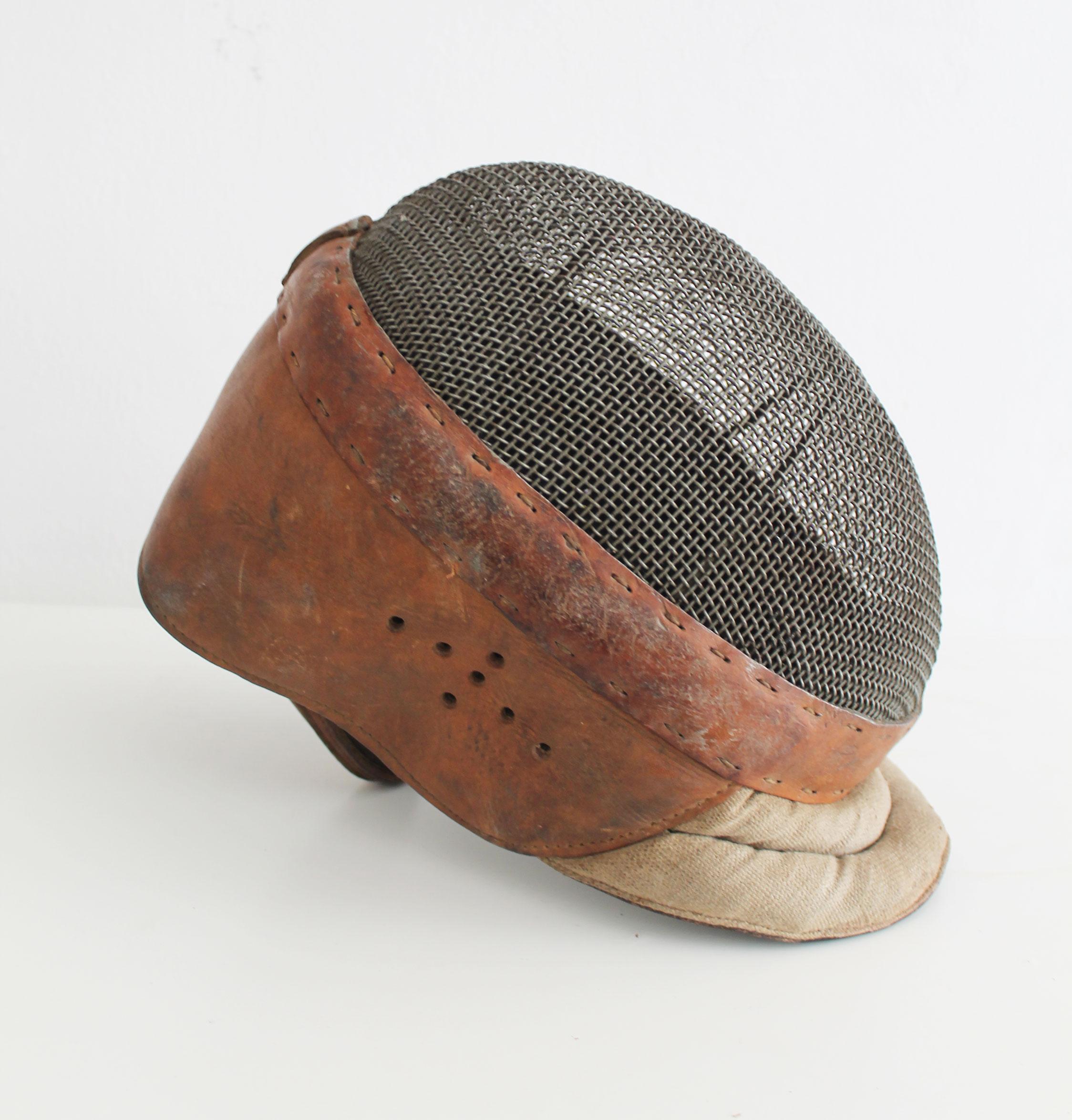 1920's Pair of Fencing Masks For Sale 6