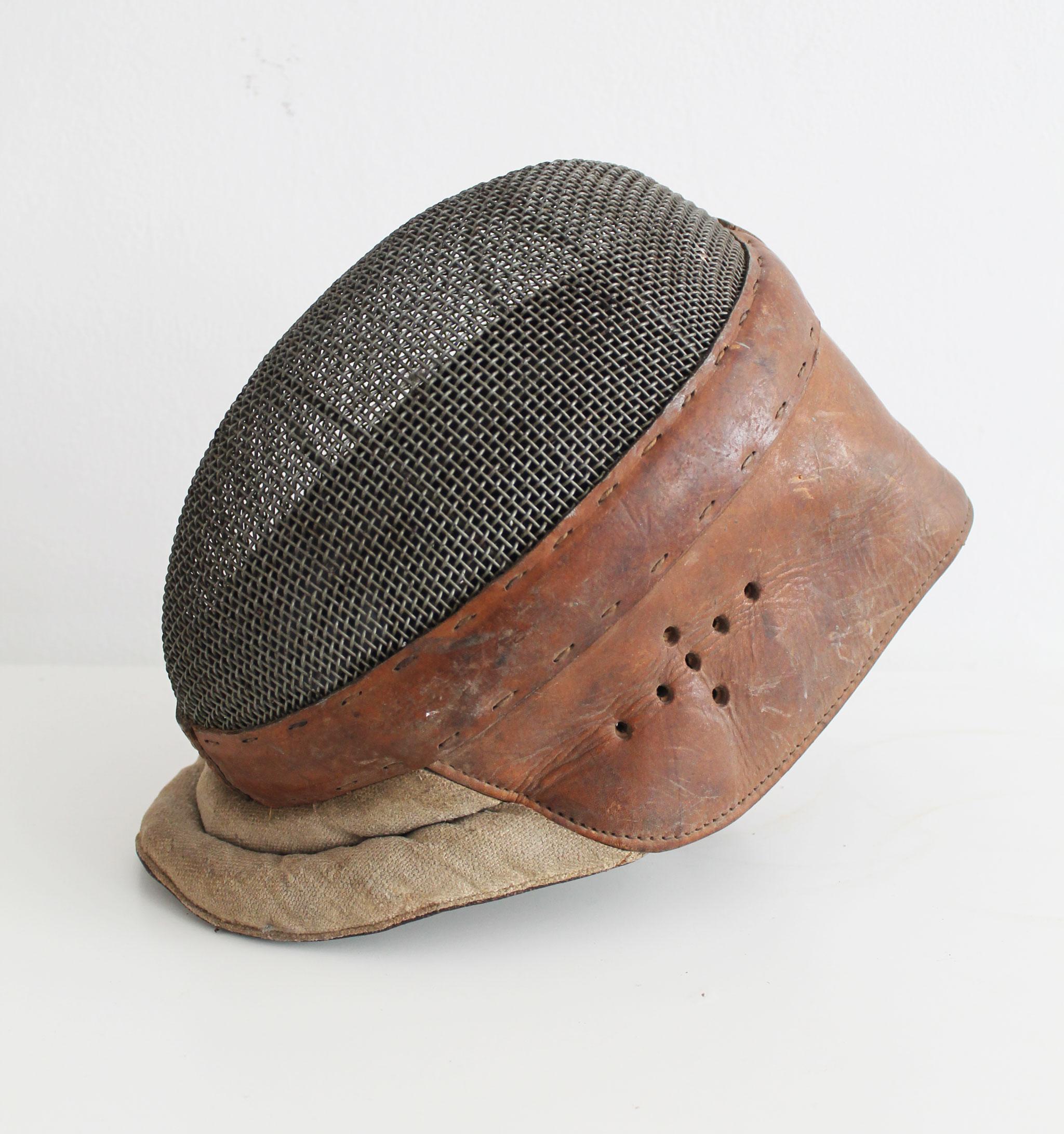 1920's Pair of Fencing Masks For Sale 7