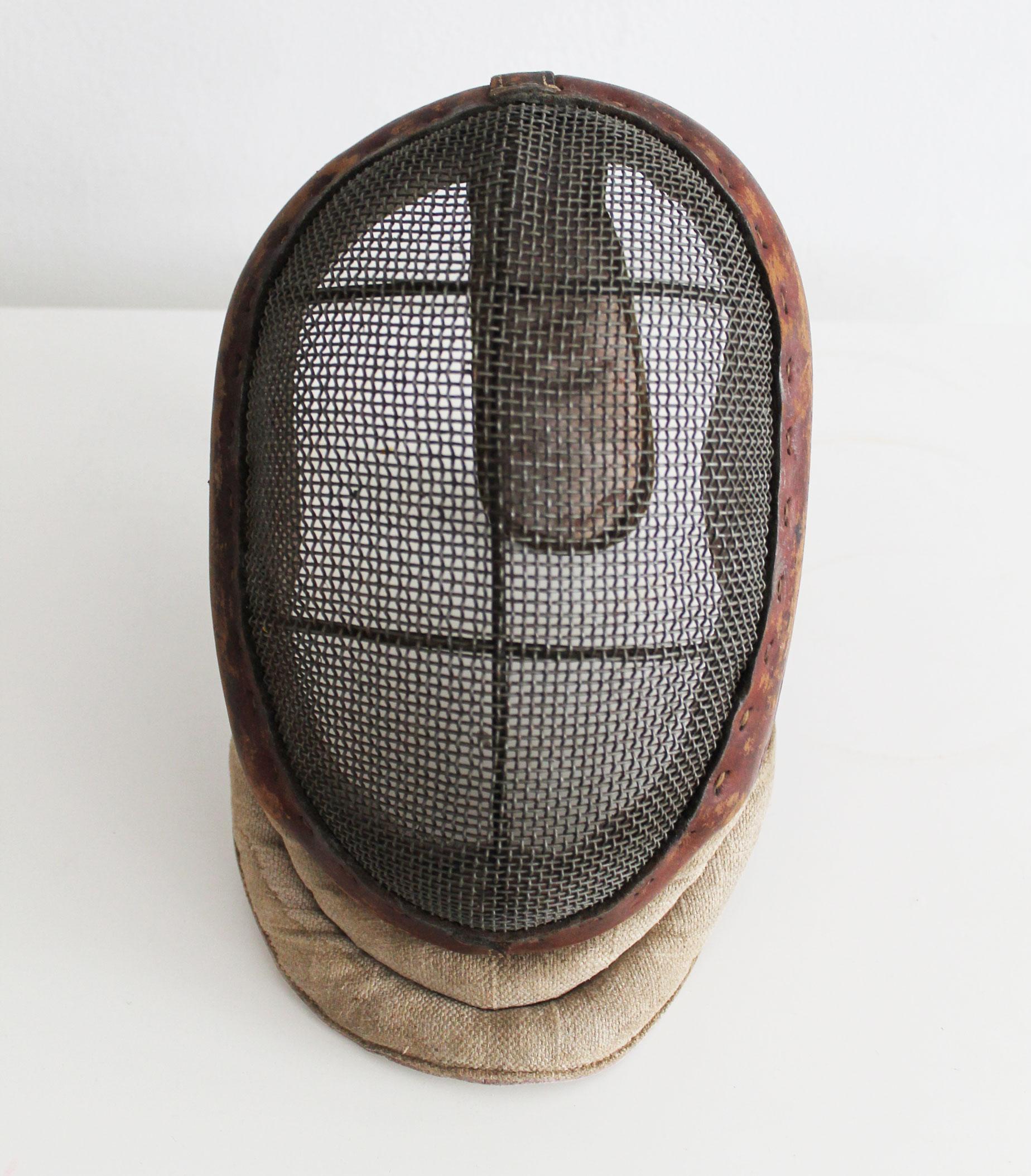 Belle Époque 1920's Pair of Fencing Masks For Sale