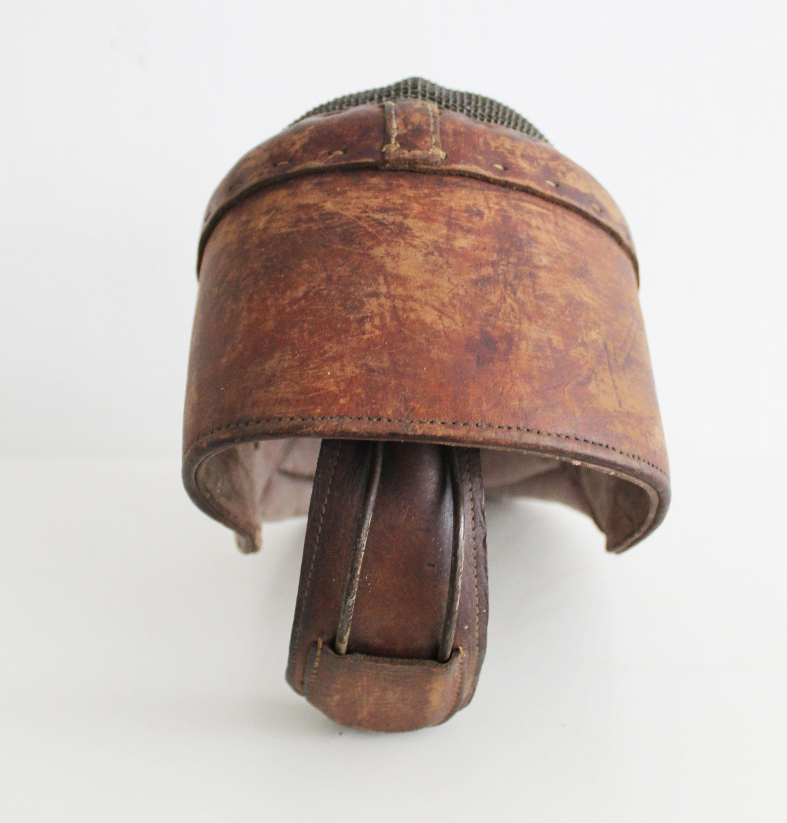Early 20th Century 1920's Pair of Fencing Masks For Sale