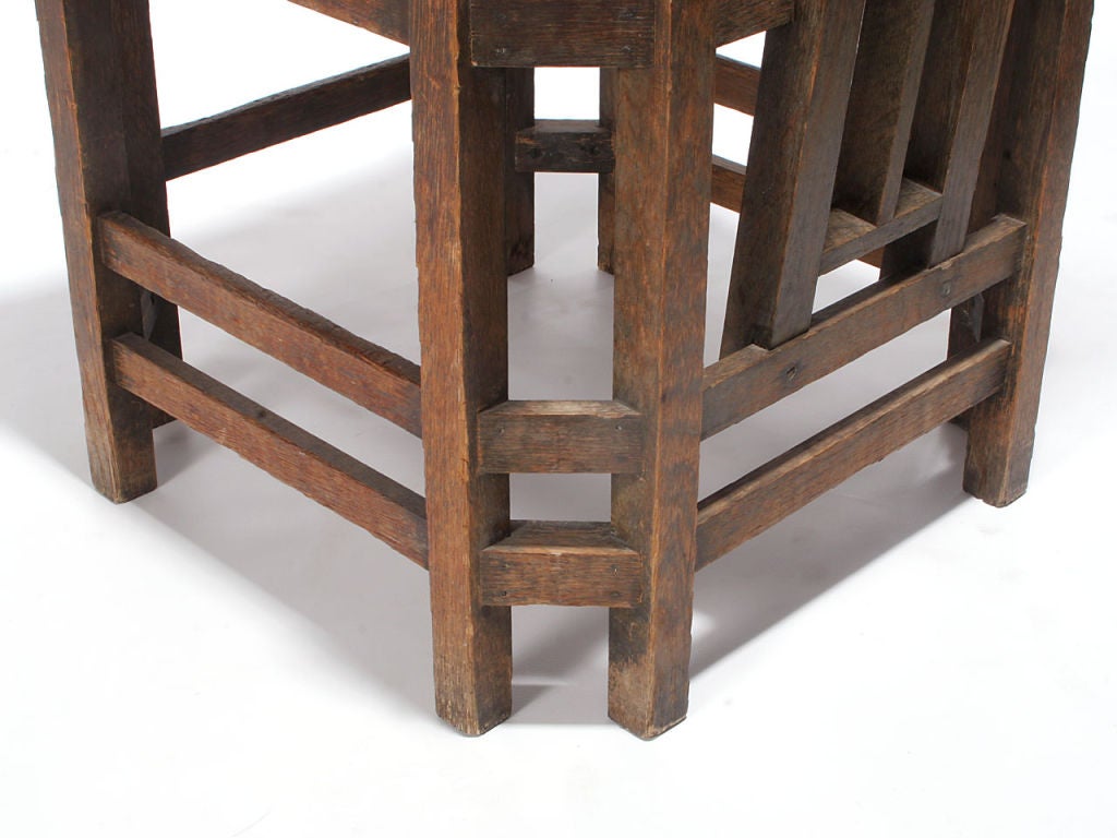 1920s Pair of Modernist Ladder Back Chairs Attributed to Josef Urban For Sale 2
