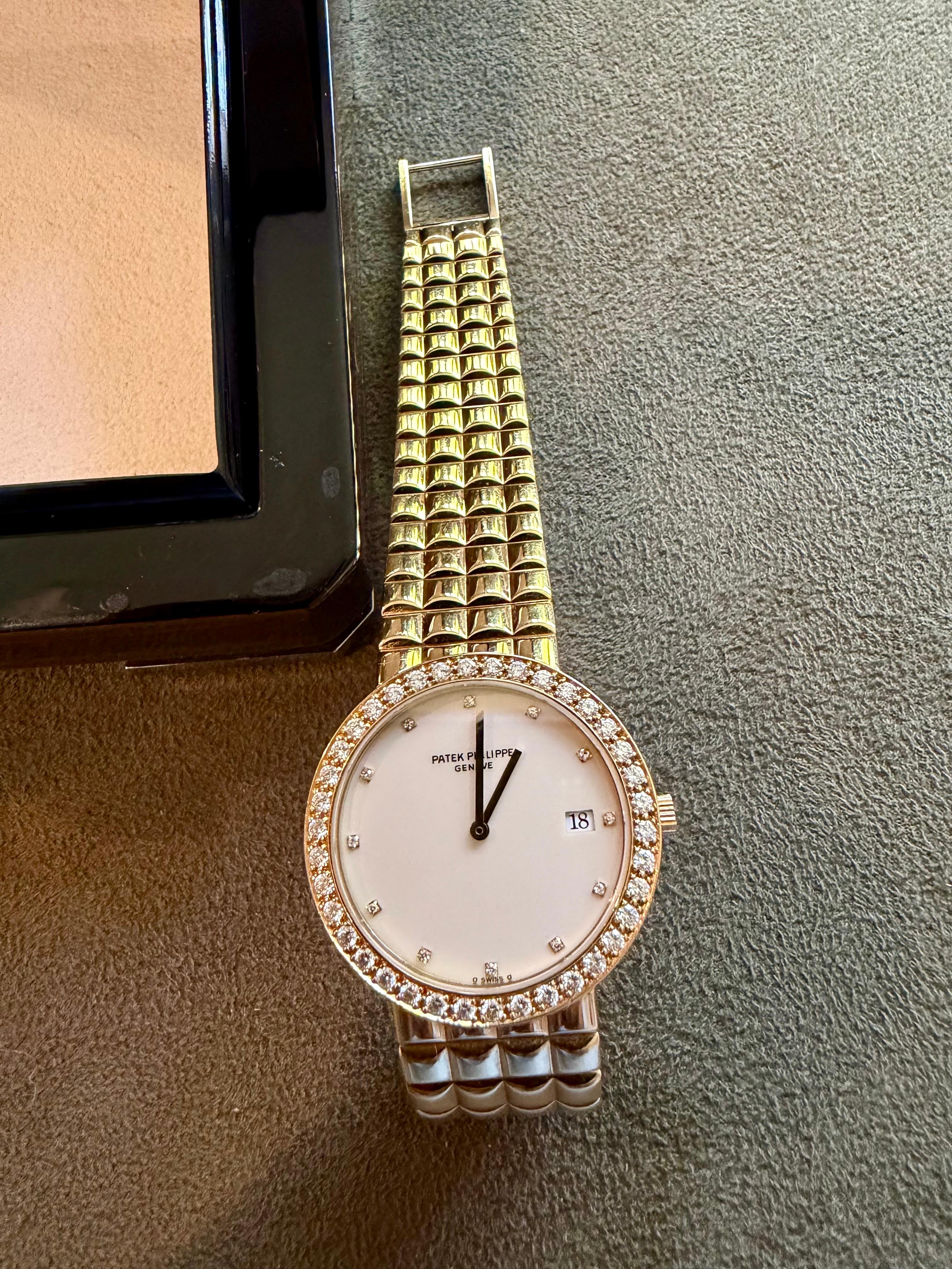 Montre Patek Philippe Vintage Unisexe, 102.7 Gm 18 Kt Yellow Gold + Diamond, 1920 en vente 10