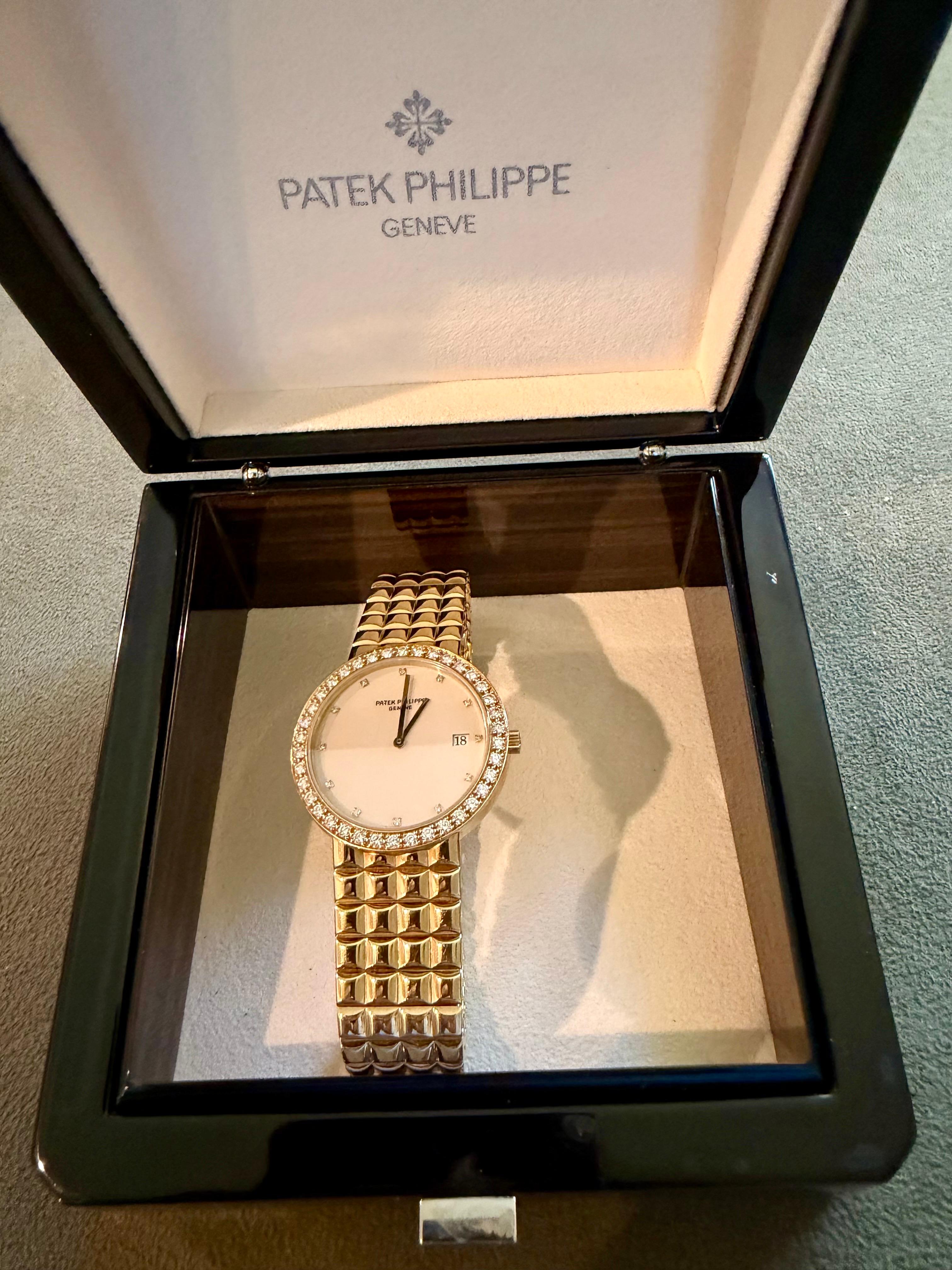 Montre Patek Philippe Vintage Unisexe, 102.7 Gm 18 Kt Yellow Gold + Diamond, 1920 en vente 12