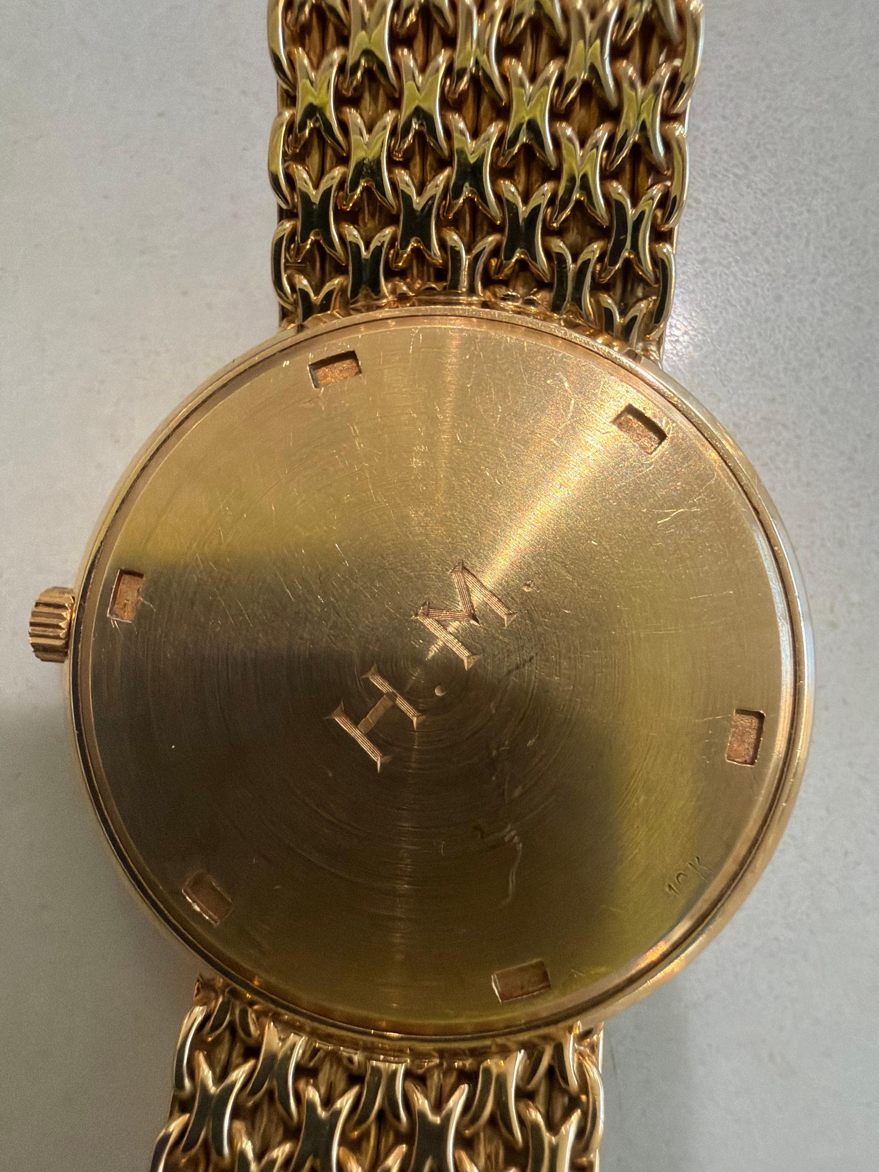 Montre Patek Philippe Vintage Unisexe, 102.7 Gm 18 Kt Yellow Gold + Diamond, 1920 en vente 13