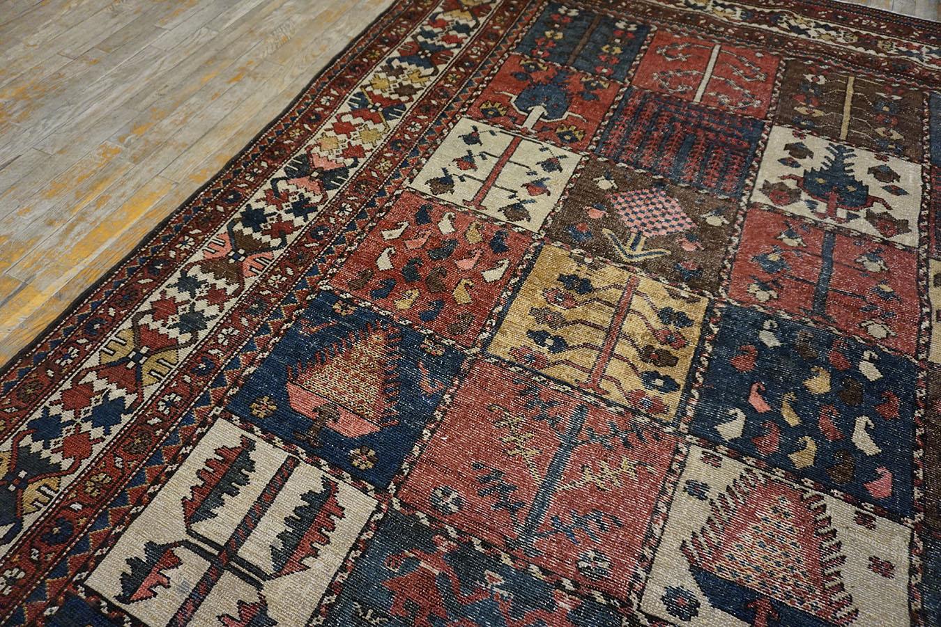 1920s Persian Bakhtiari Garden Carpet ( 6'9'' x 9'' - 205 x 275 cm ) For Sale 2
