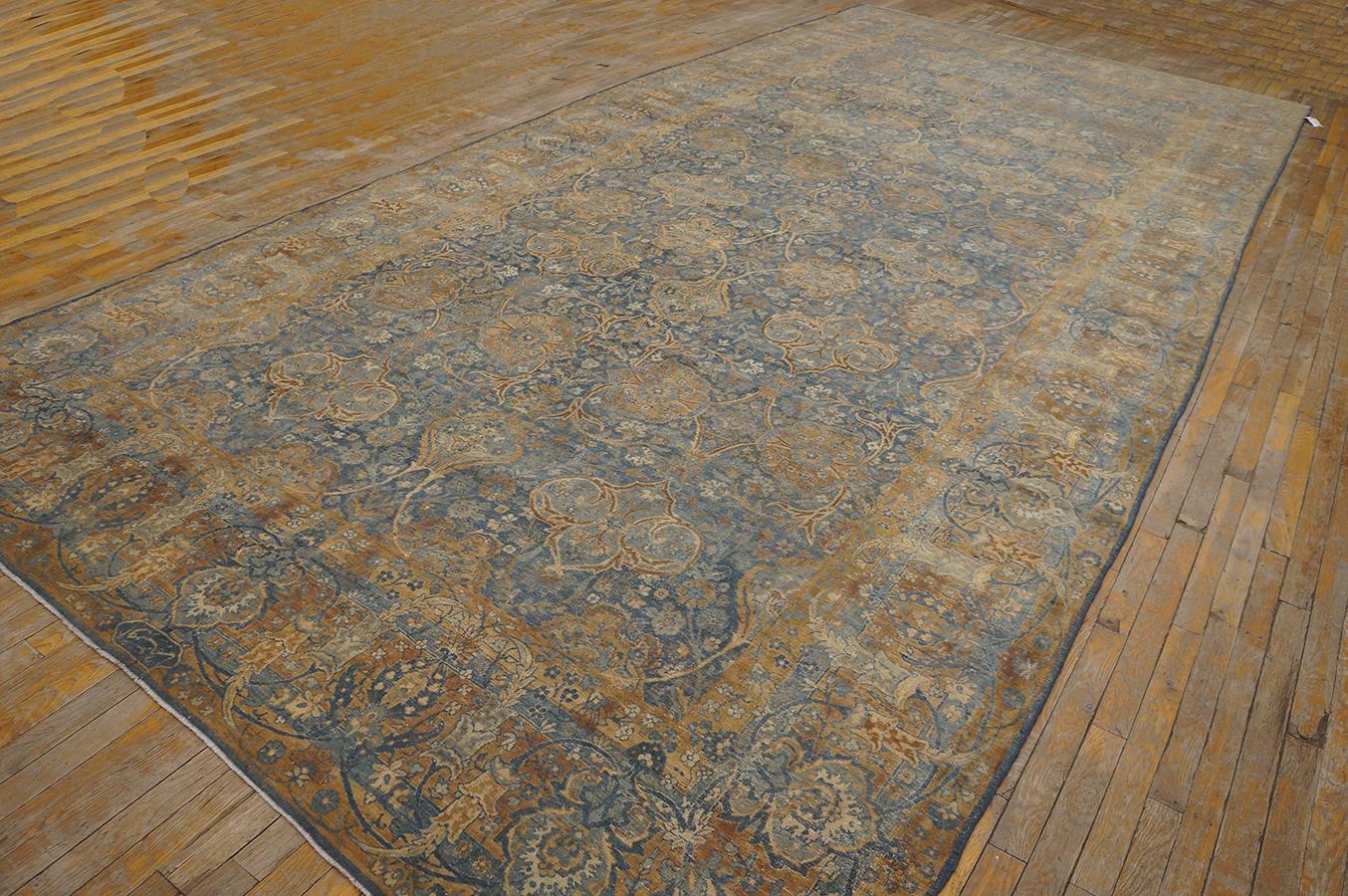 Hand-Knotted 1920s Persian Kerman Carpet Produced By OCM ( 8' x 17'6