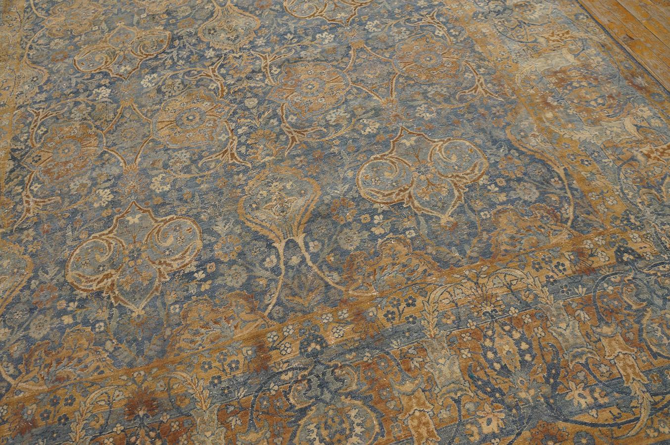 Wool 1920s Persian Kerman Carpet Produced By OCM ( 8' x 17'6