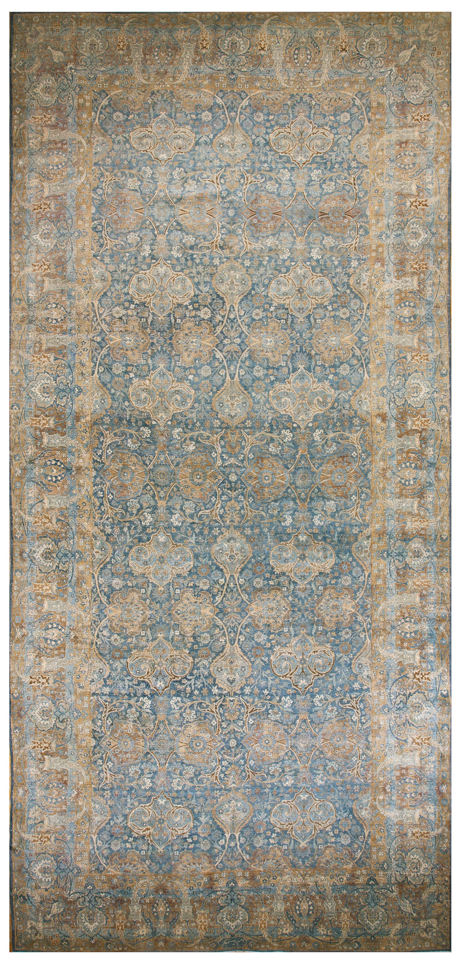 1920s Persian Kerman Carpet Produced By OCM ( 8' x 17'6" - 244 x 533 cm ) For Sale