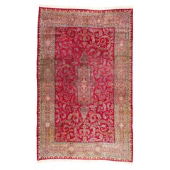 Persischer Kerman-Teppich aus den 1920er Jahren im traditionellen Stil