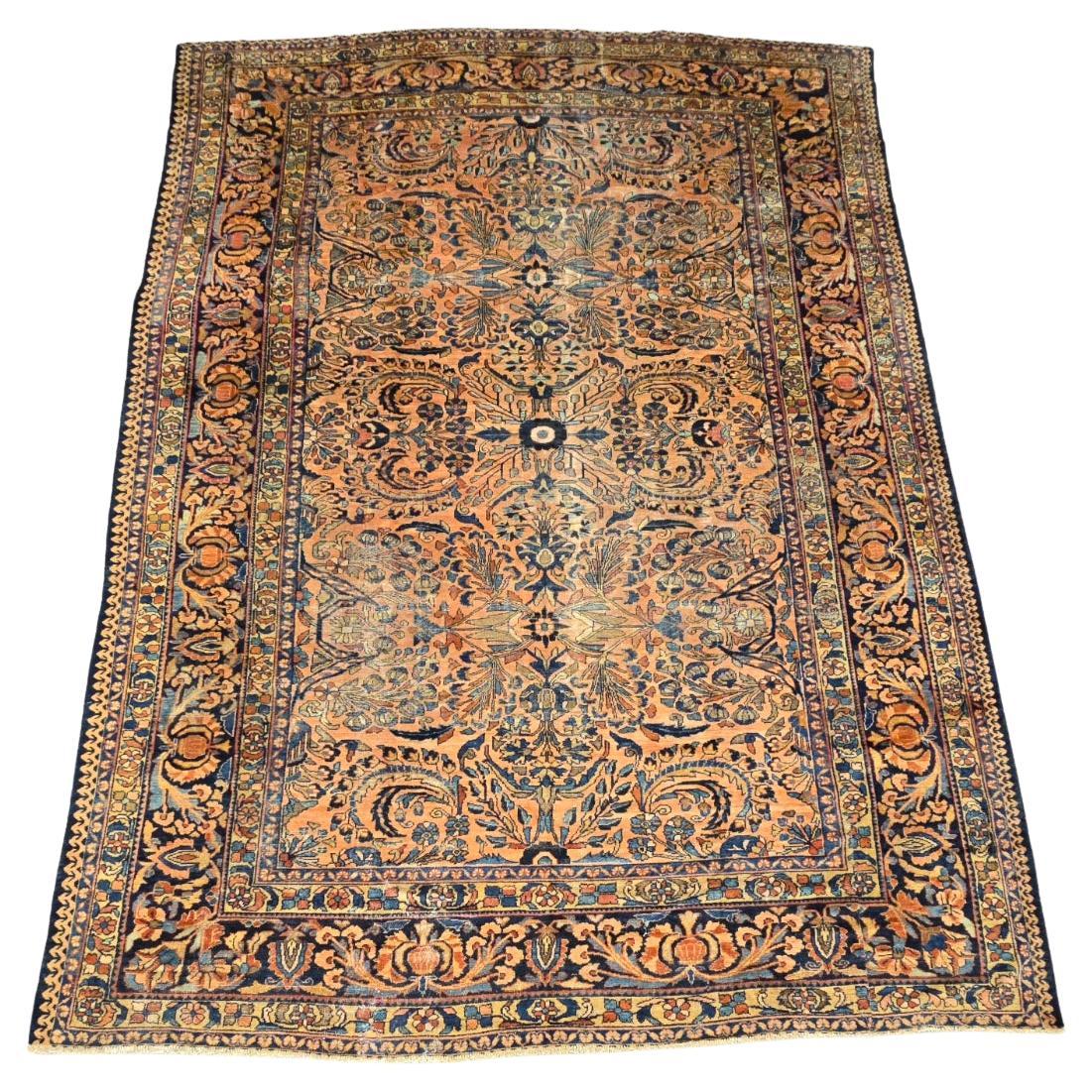 1920s Persian Lilihan Antique Rug beautiful patina 8.9x12.3