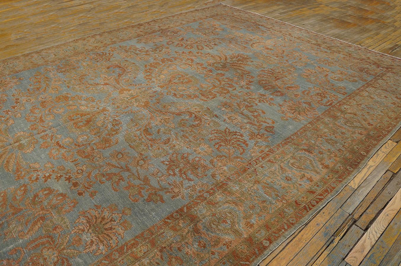 Wool 1920s Persian Malayer Carpet ( 10'6