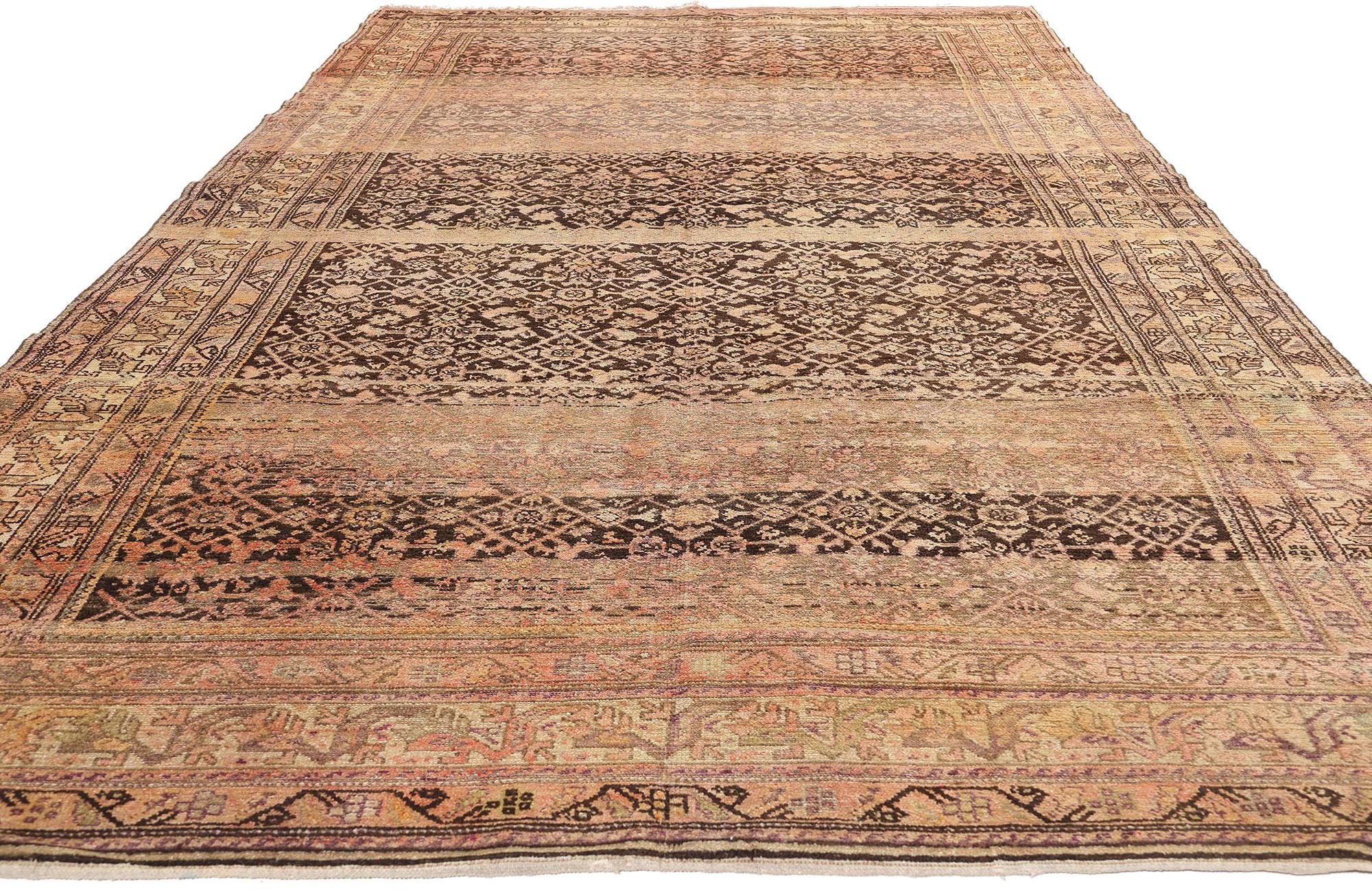 Persiano Tappeto persiano Malayer del 1920 con stile moderno in vendita