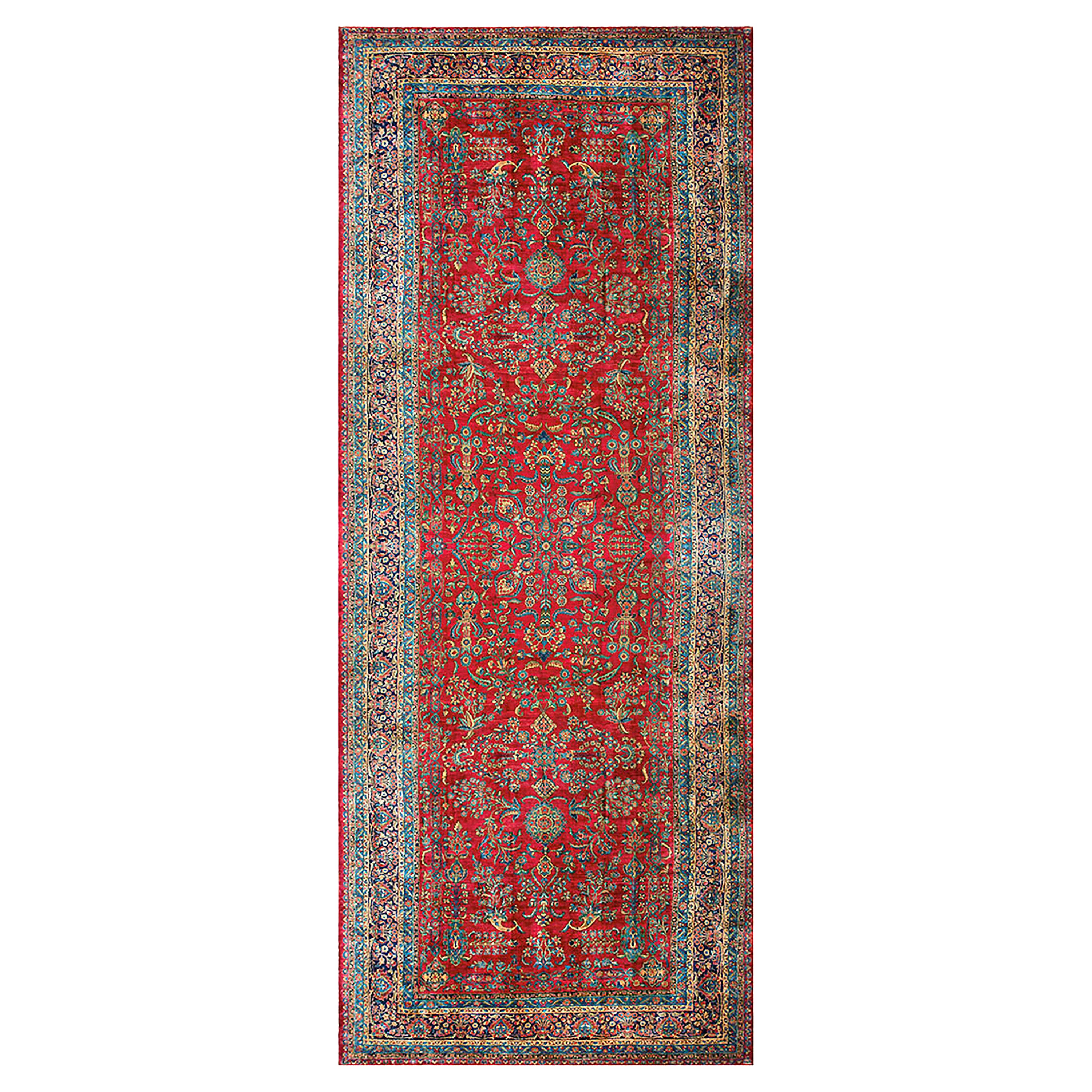 1920s Persian Manchester Kashan 12' 3" x 30' 3"