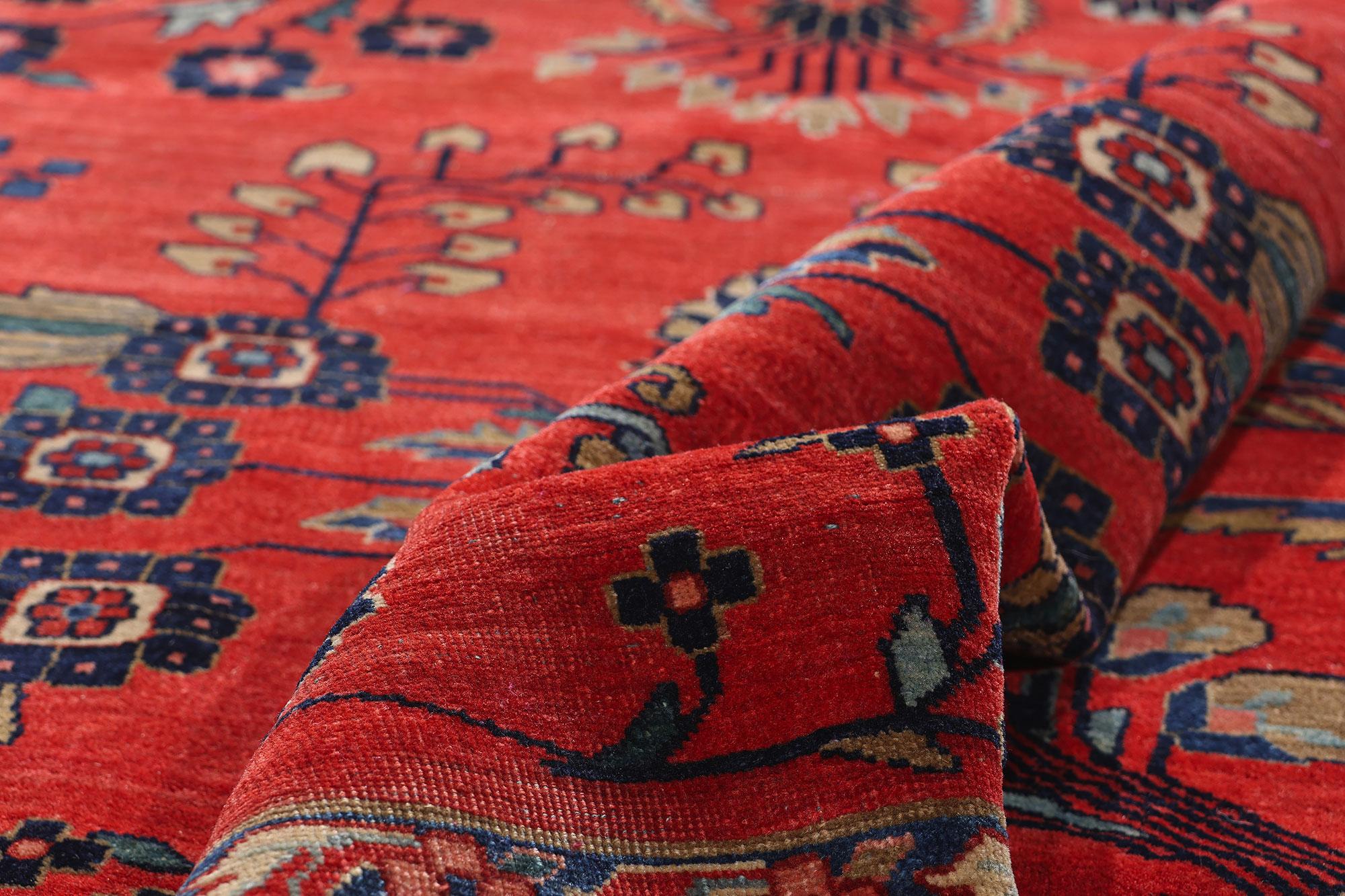 Tappeto persiano Mohajeran Sarouk del 1920 con stile moderno In condizioni buone in vendita a Dallas, TX