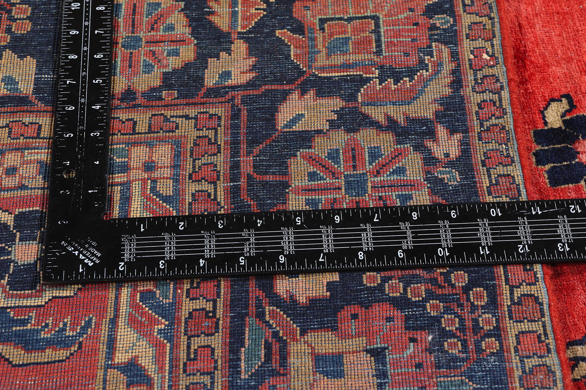 XX secolo Tappeto persiano Mohajeran Sarouk del 1920 con stile moderno in vendita